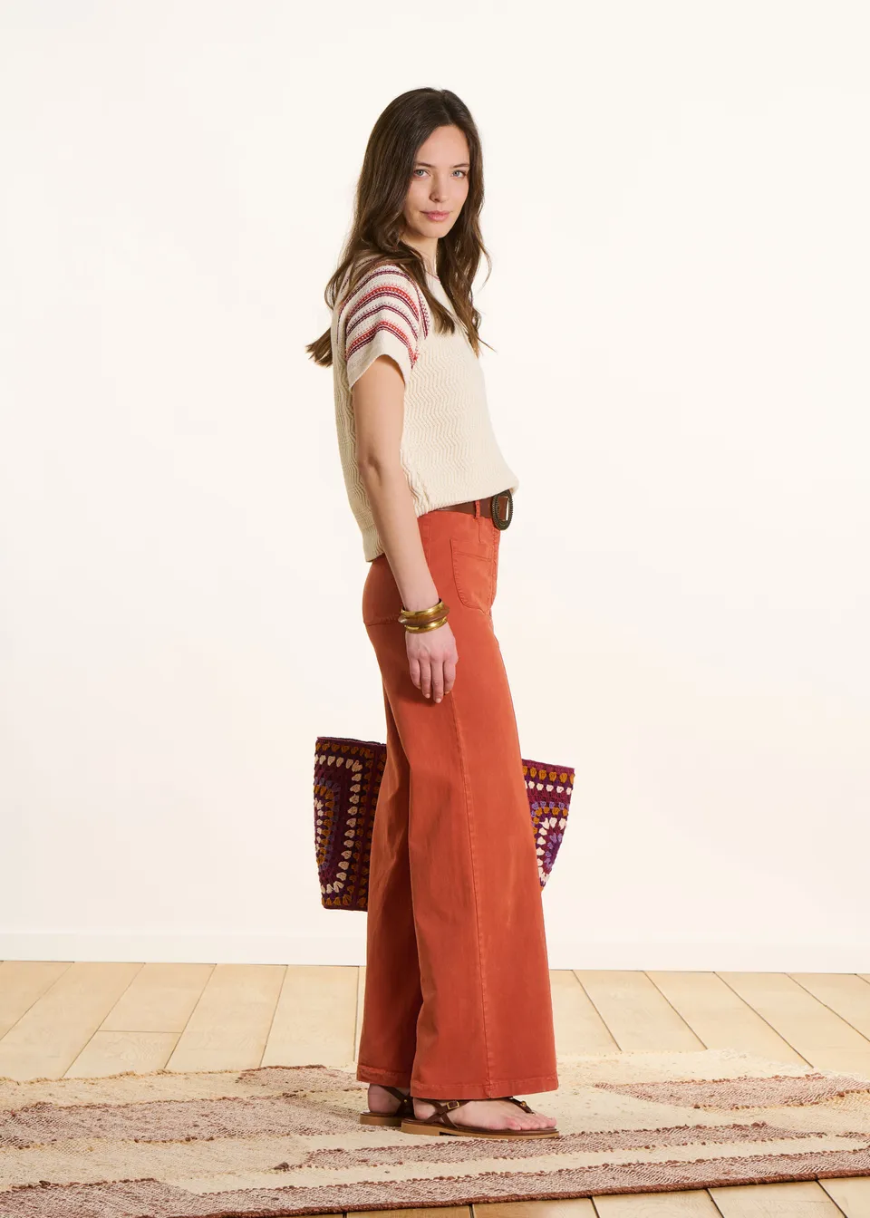 la-f-e-marabout-e-sean-hose-terracotta-weit-stoff image 1