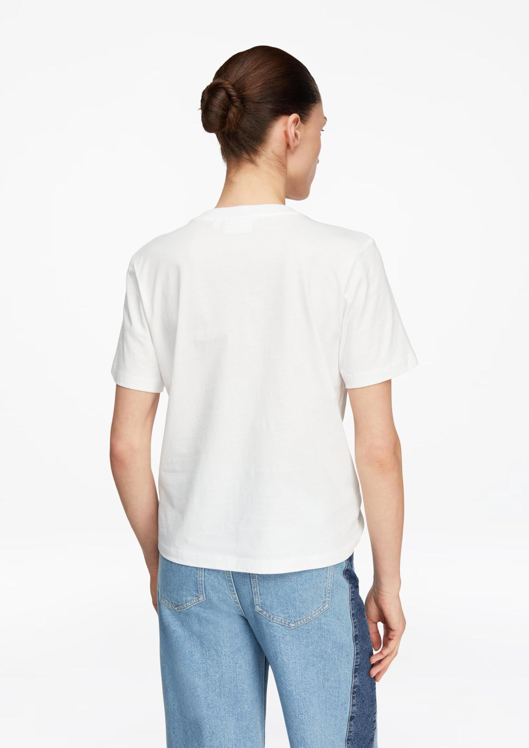 comma-t-shirt-blumenapplikationen-gr-e-36-damen-top image 7