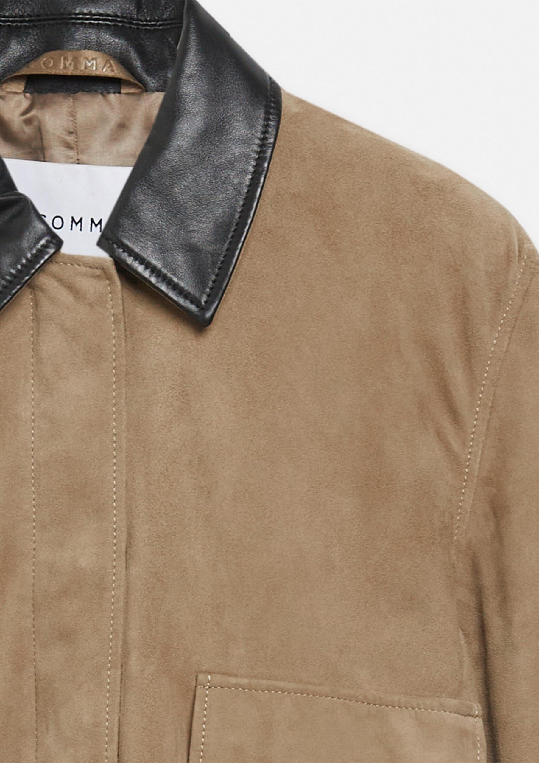 comma-jackets-veloursleder-jacke-hemdkragen-gr-e-38 image 5