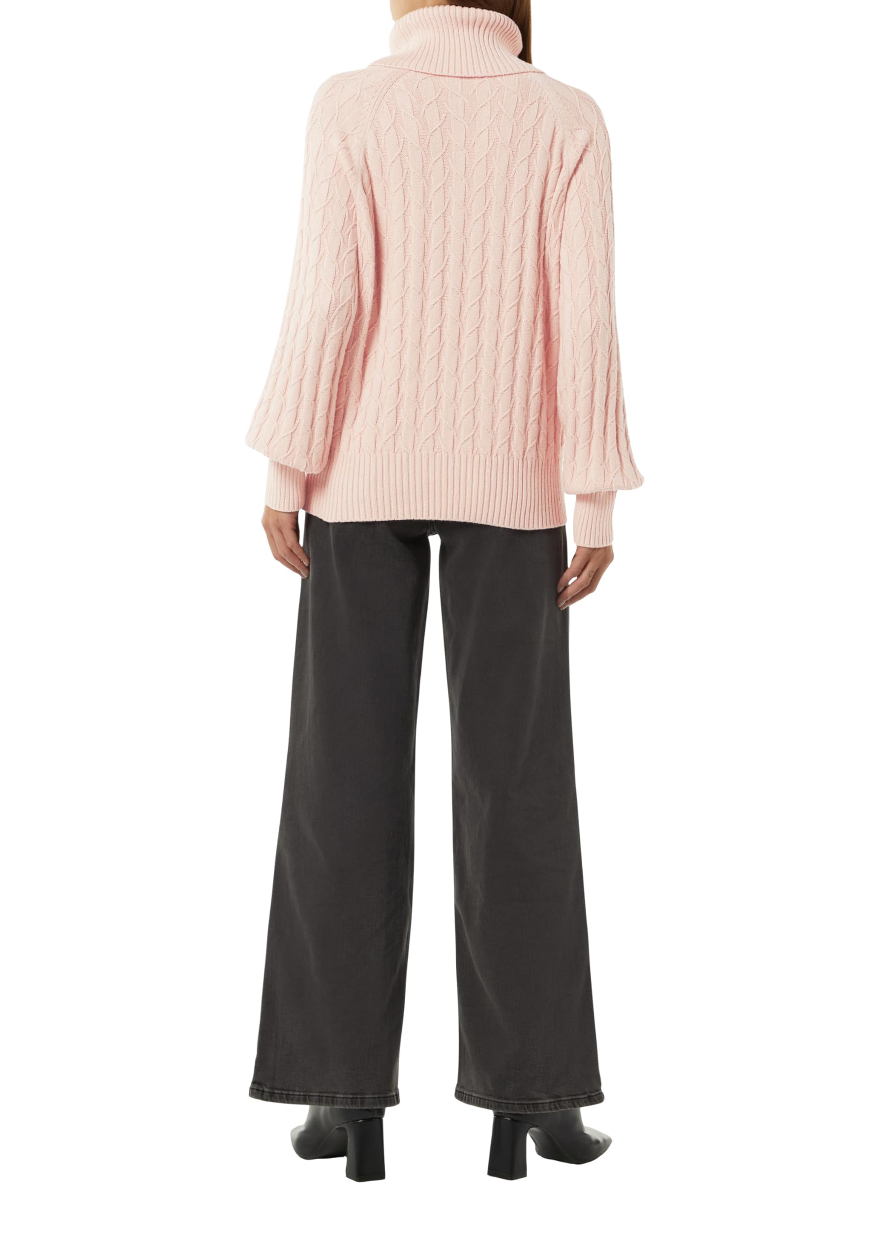 comma-strickpullover-rollkragen-zopf-wei-gr-40 image 2