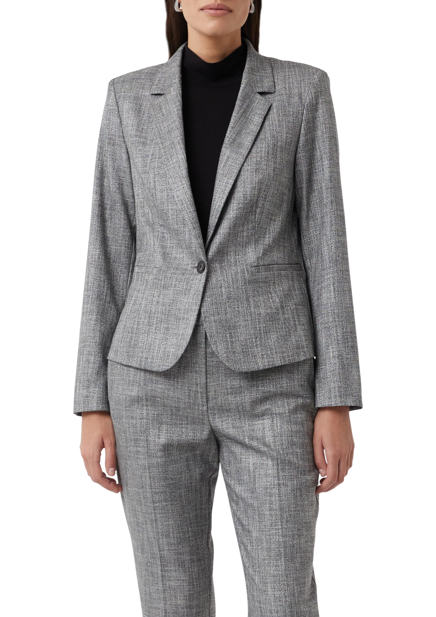 comma-blazer-tailliert-salt-pepper-gr-42-blazer image 1