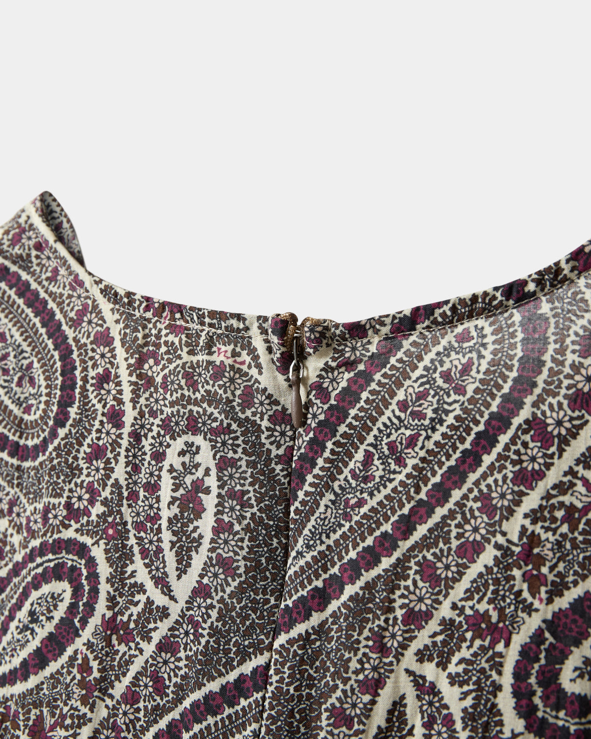 sofie-schnoor-women-leelasw-bluse-paisley-bordeaux-kurzarm image 7