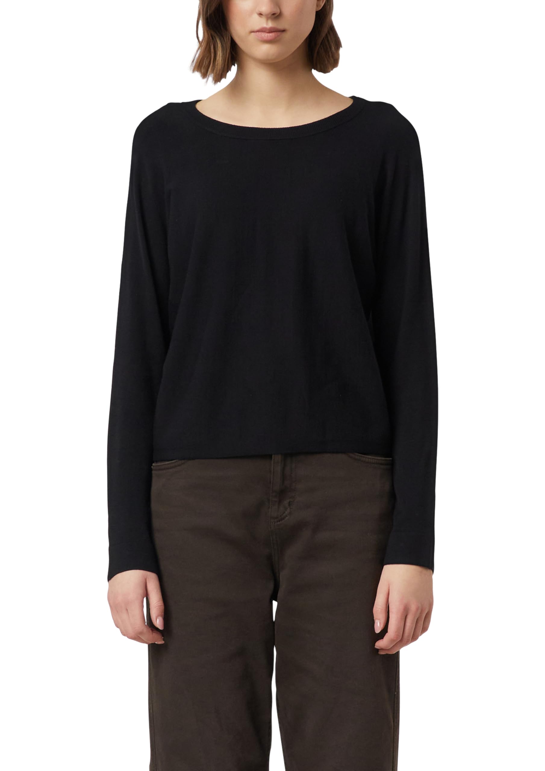 comma-strickpullover-gr-46-schwarz-feinstrick-regular image 1