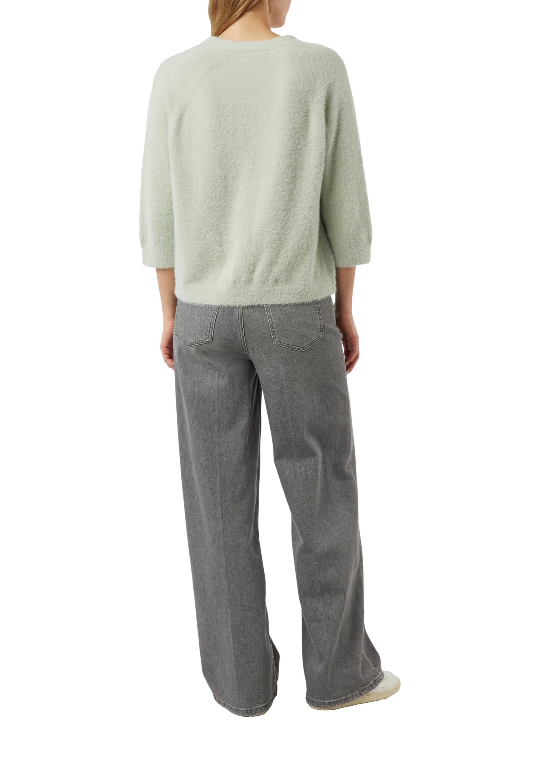 comma-jackets-strickjacke-v-ausschnitt-wei image 2