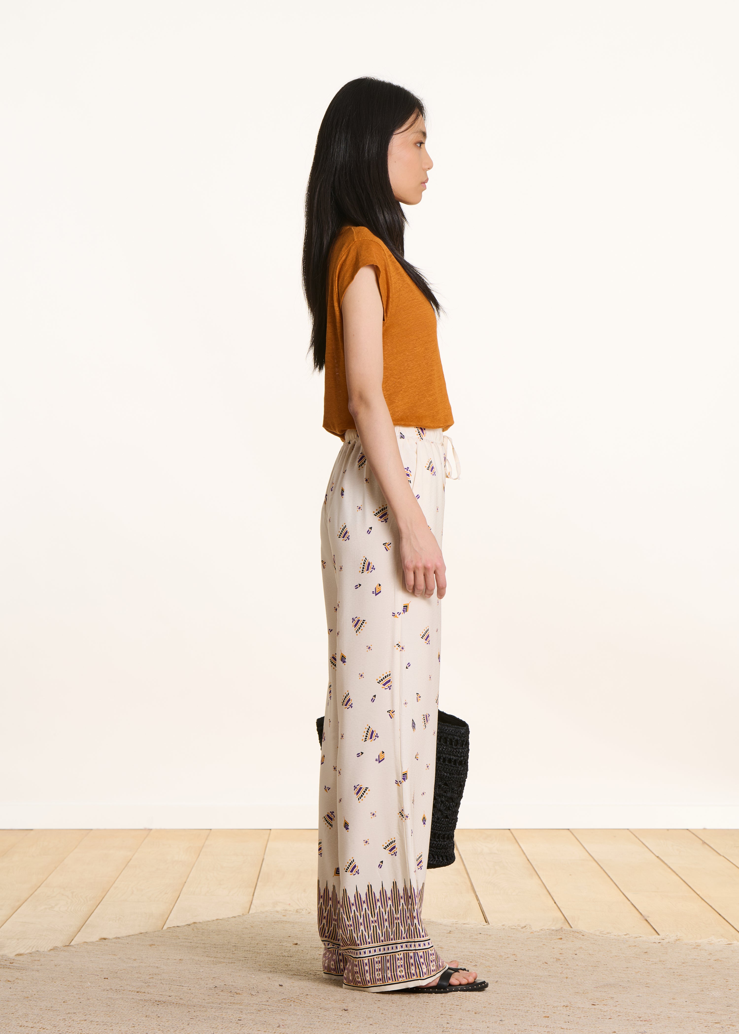 la-f-e-marabout-e-pantalons-pacao-weite-hose-ecru-ethno-print image 1