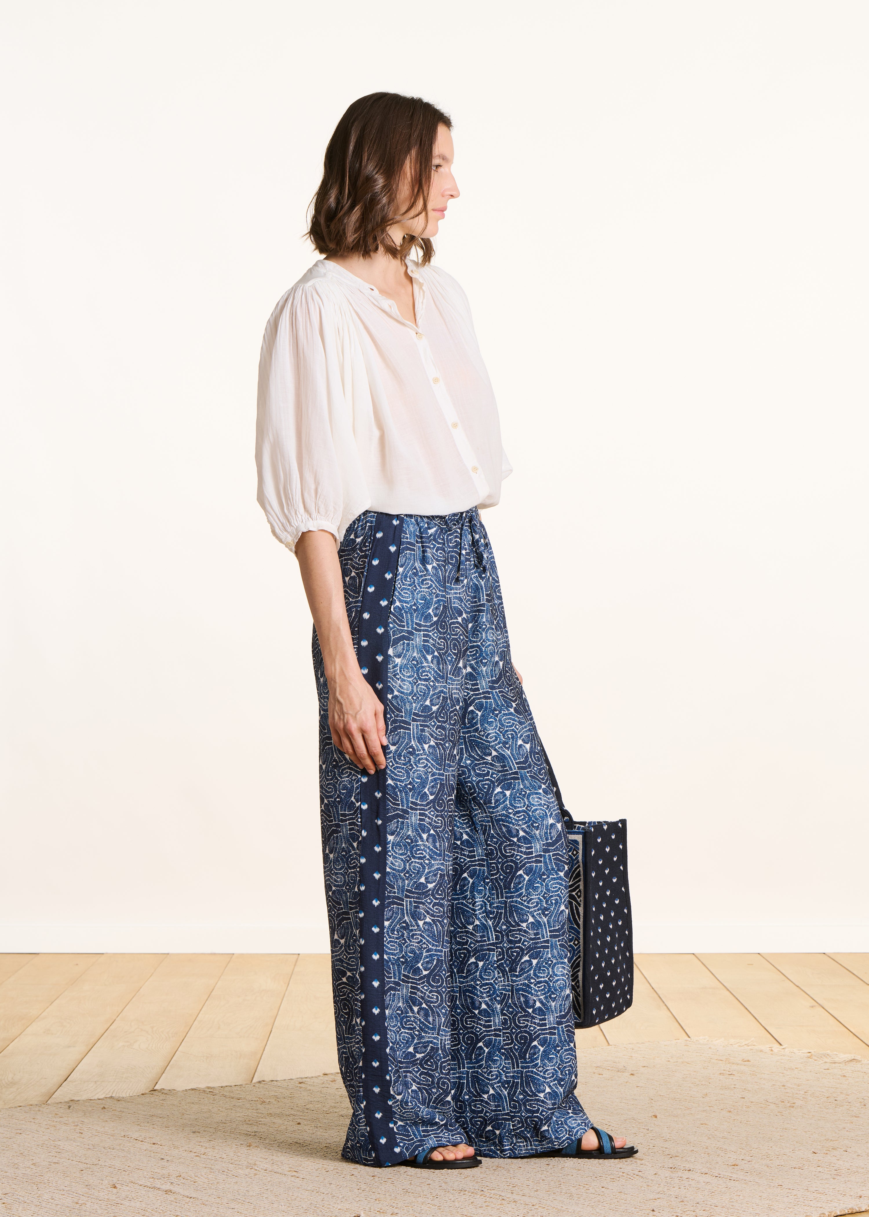 la-f-e-marabout-e-franza-hose-blau-patchwork-weit image 1