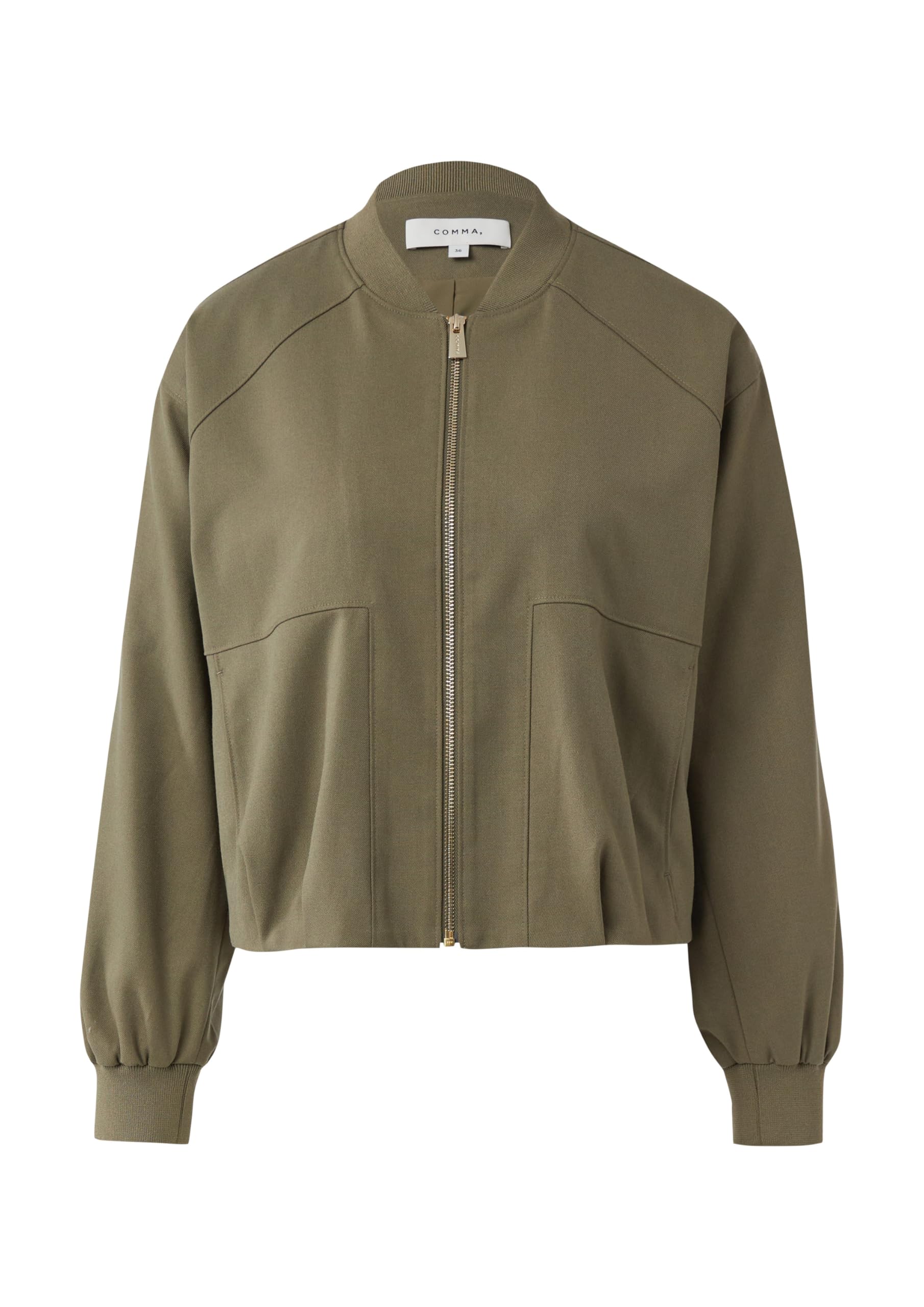 comma-indoor-jacke-boxy-college-olivgr-n-gr-42 image 4
