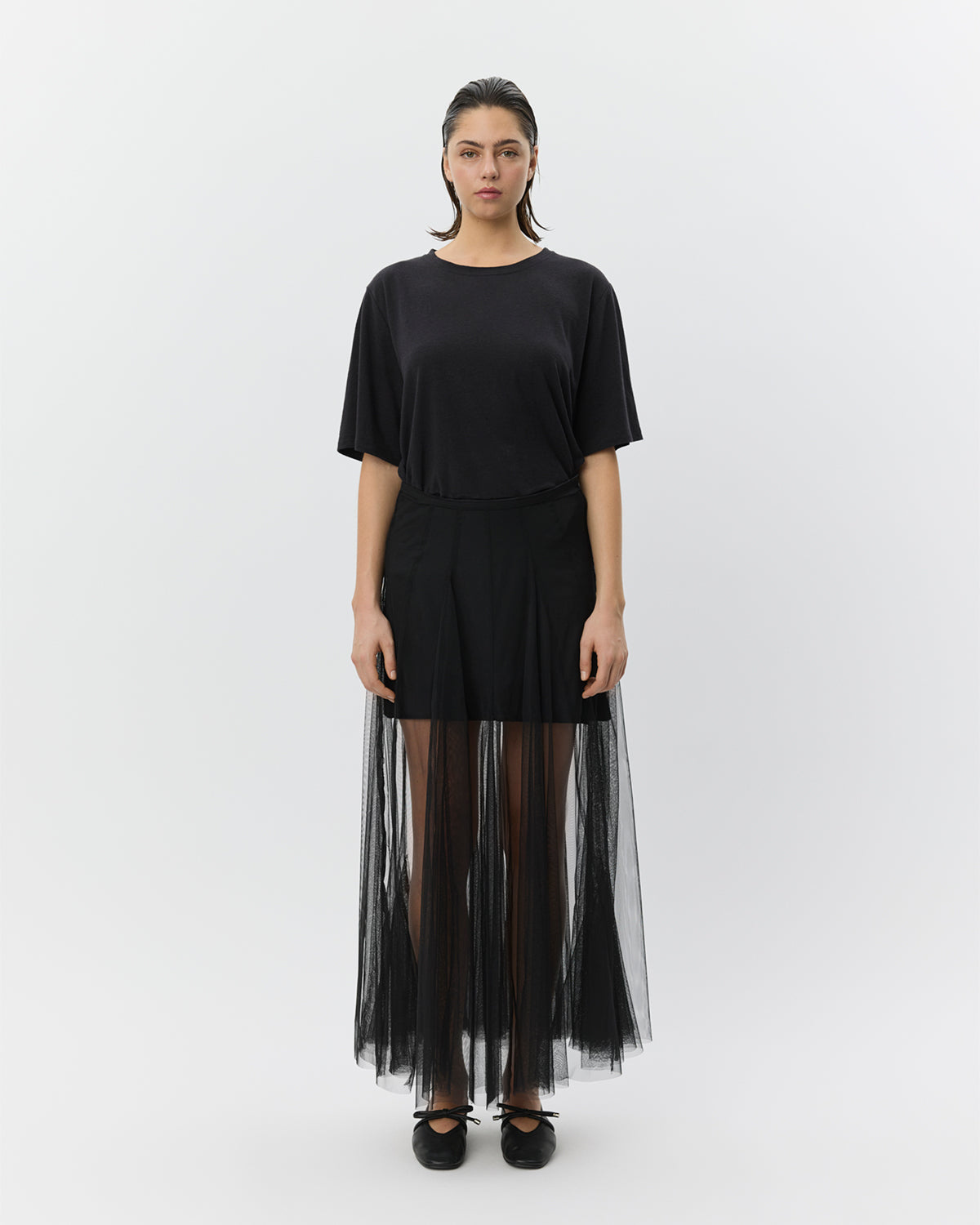 sofie-schnoor-kiarasw-t-shirt-leinen-schwarz-print image 2