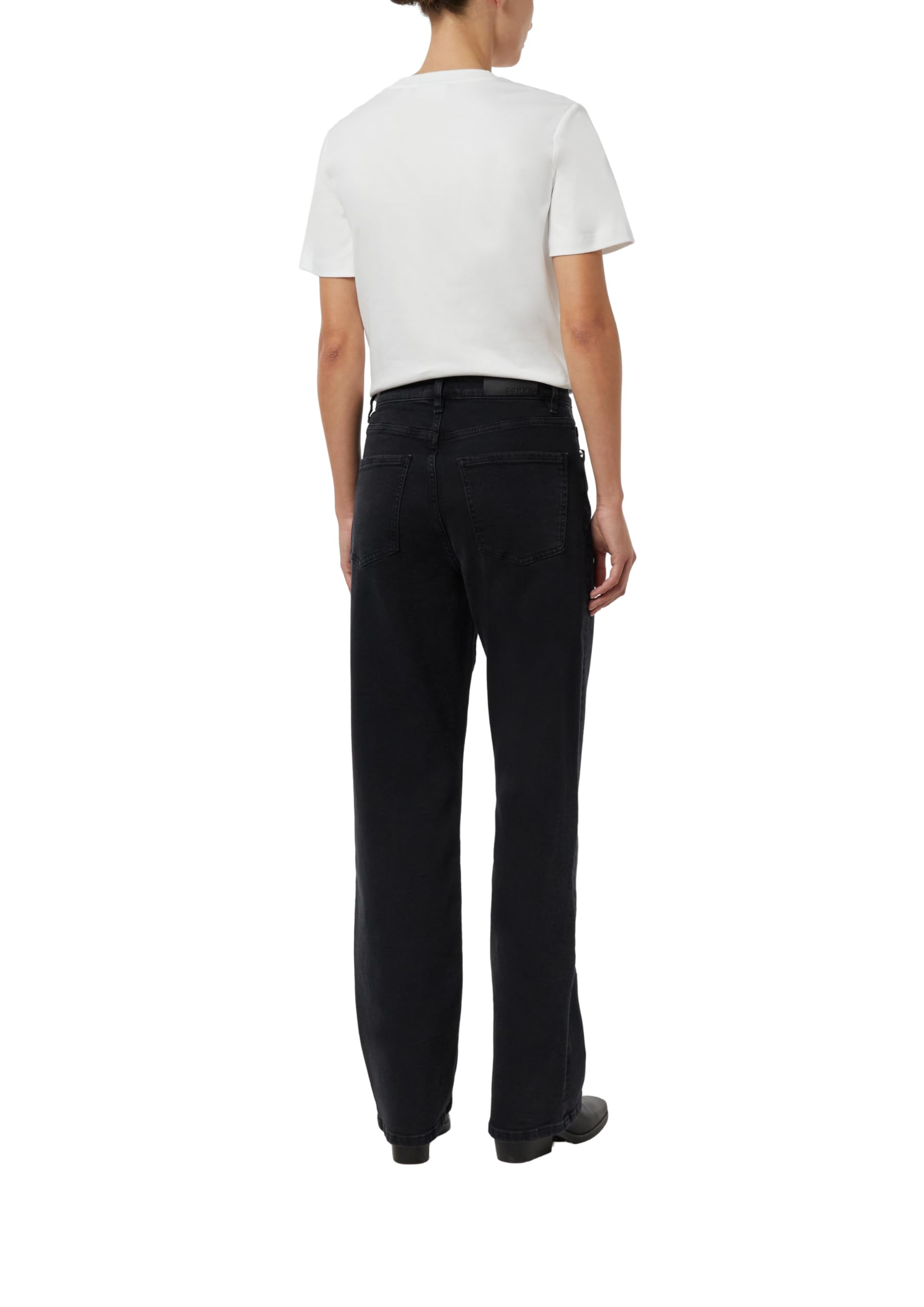 comma-jeans-high-rise-straight-leg-jeans-schwarz-gr-42 image 2