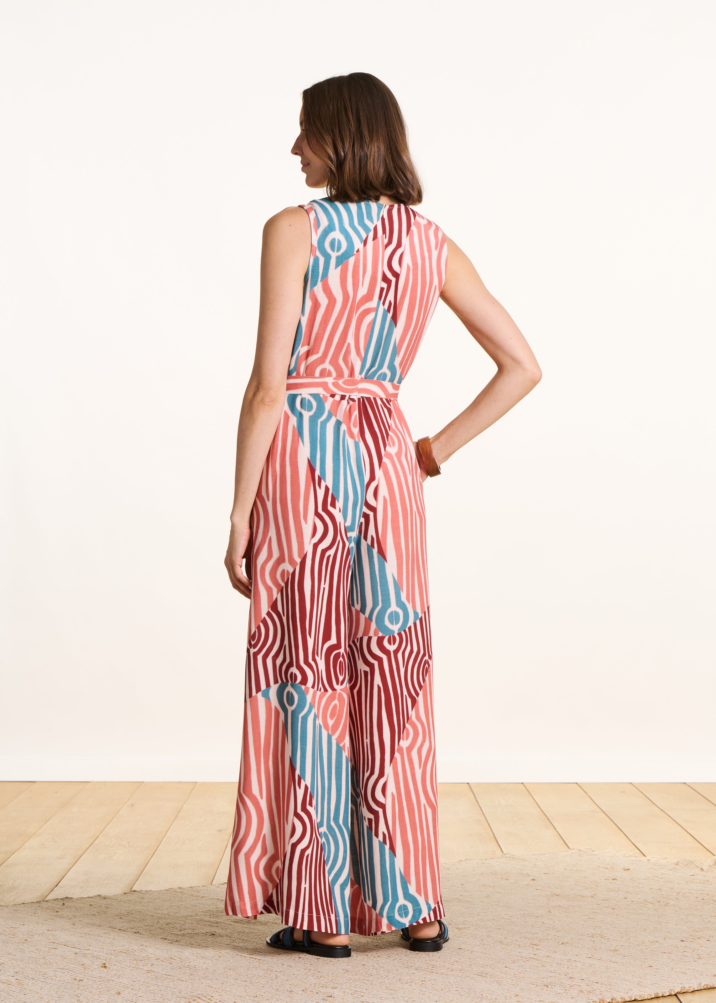 la-f-e-marabout-e-overall-jumpsuit-bunt-grafik-print-weites-bein image 3
