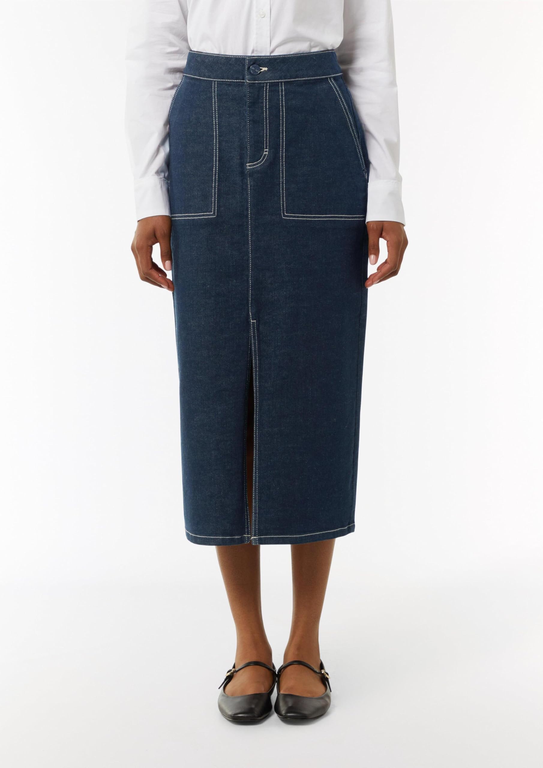 comma-2154828-rock-damen-gr-38-denim-waschung image 5