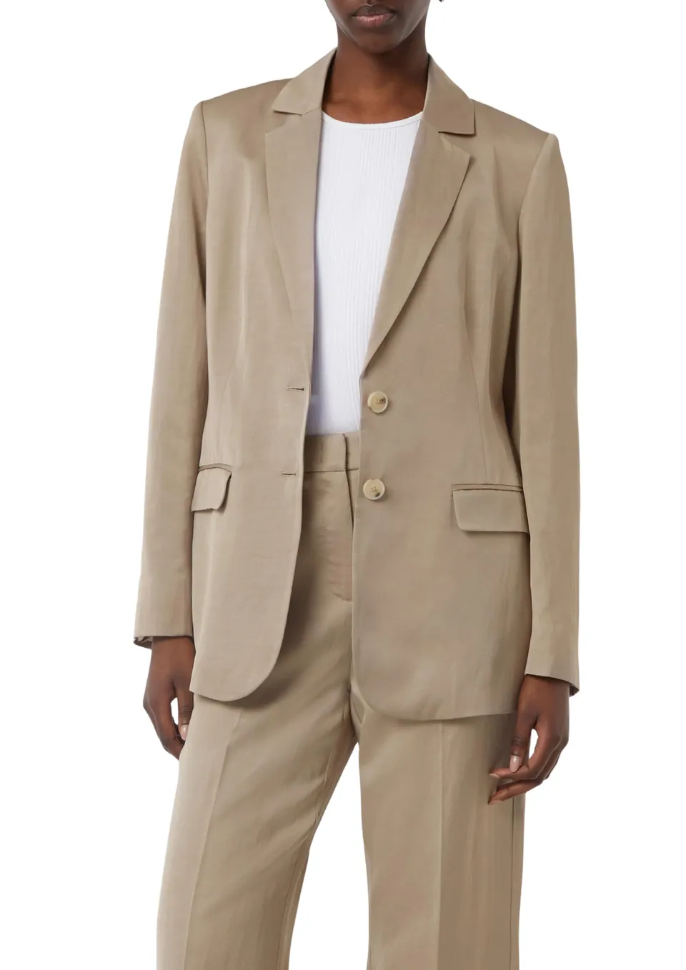 comma-satin-blazer-leinenmix-regular-fit image 1