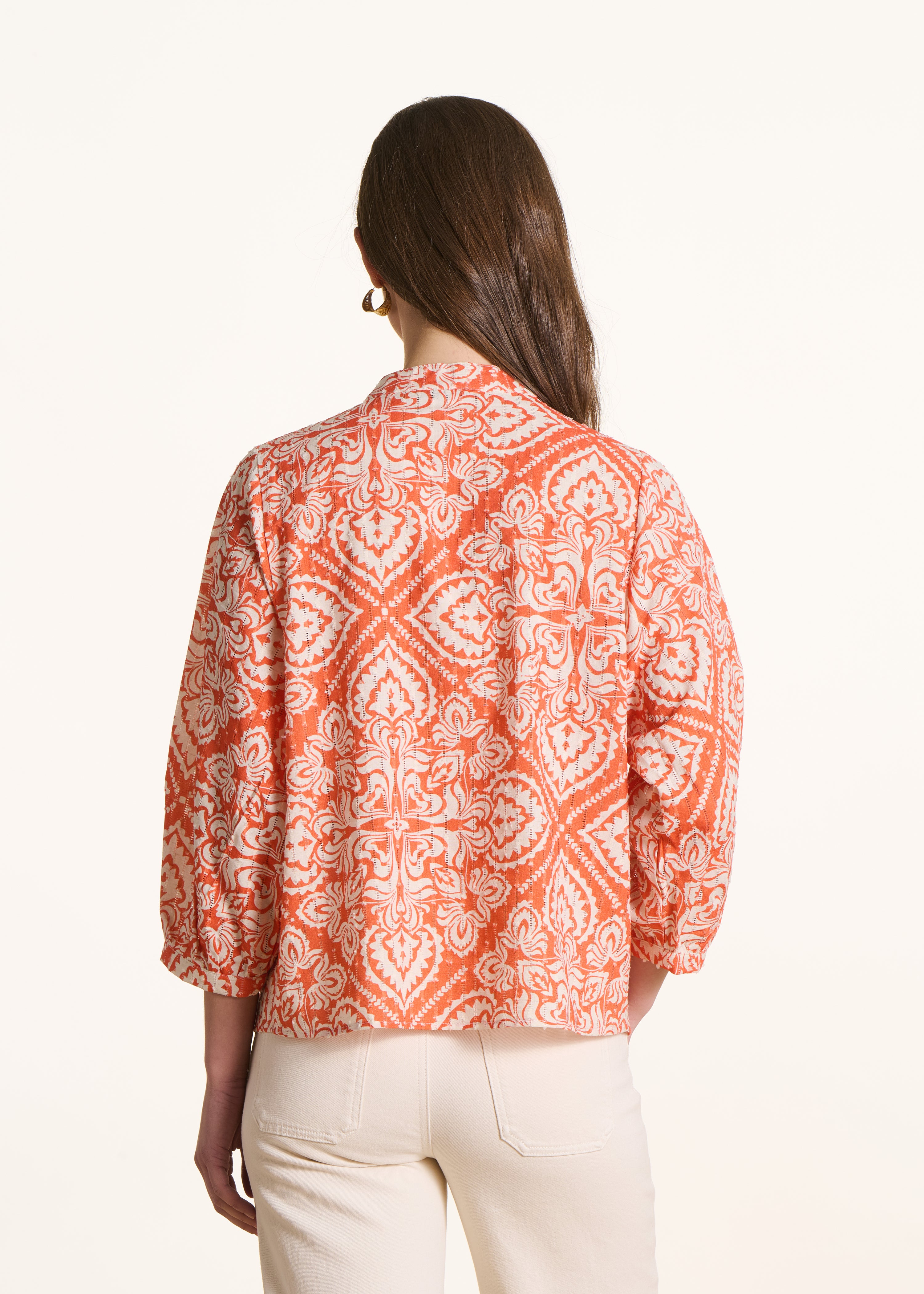la-f-e-marabout-e-vince-top-orange-floral-baumwolle image 3