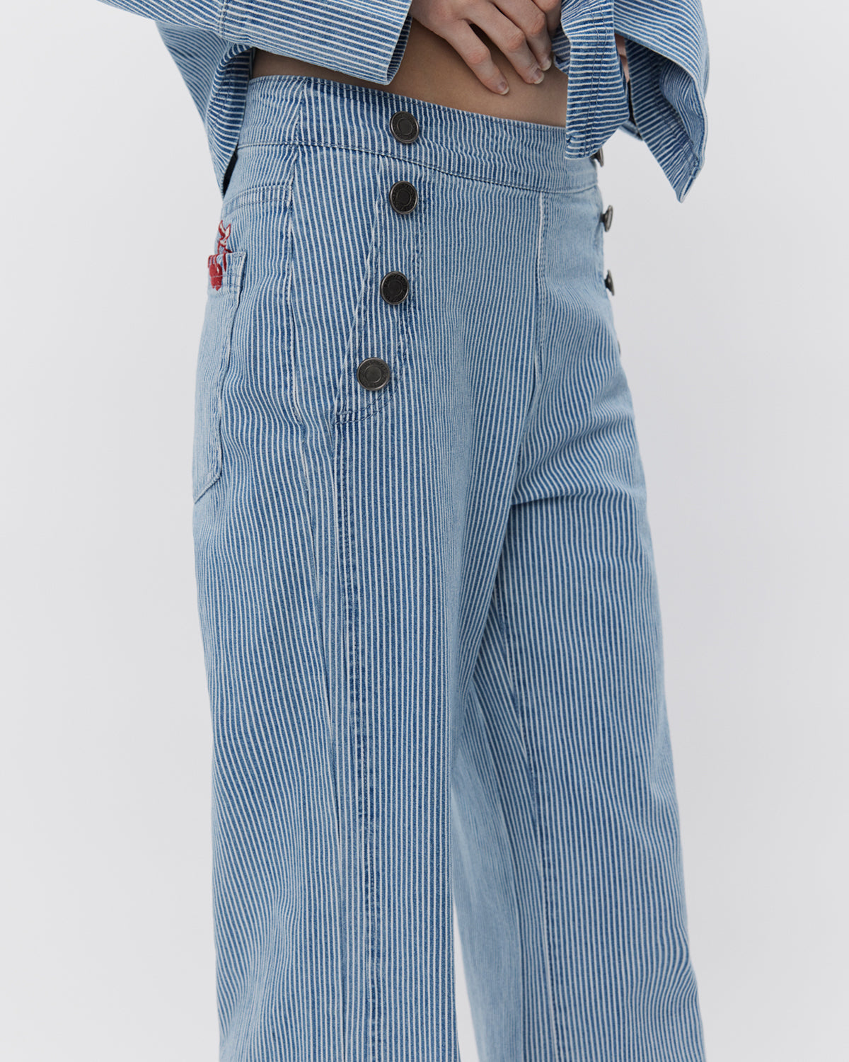 sofie-schnoor-women-lyonsw-s251107-jeans-hellblau-streifen image 5