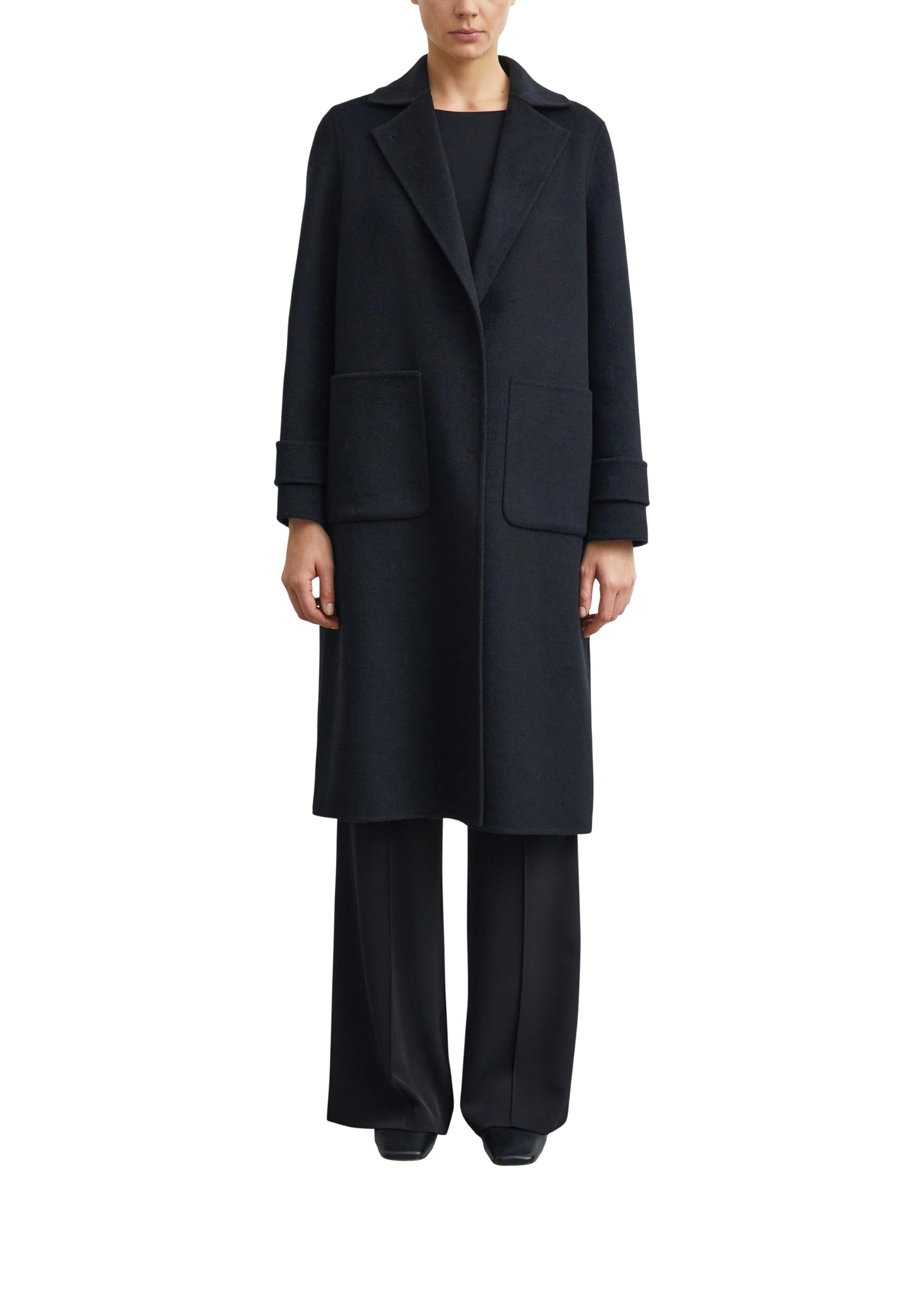 comma-coats-outdoor-mantel-doubleface-mantel-bordeaux-relaxed-fit image 1