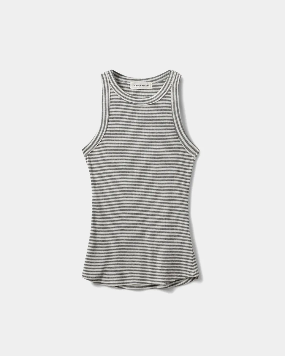 sofie-schnoor-women-julliesw-top-damen-grey-striped-viskose image 1
