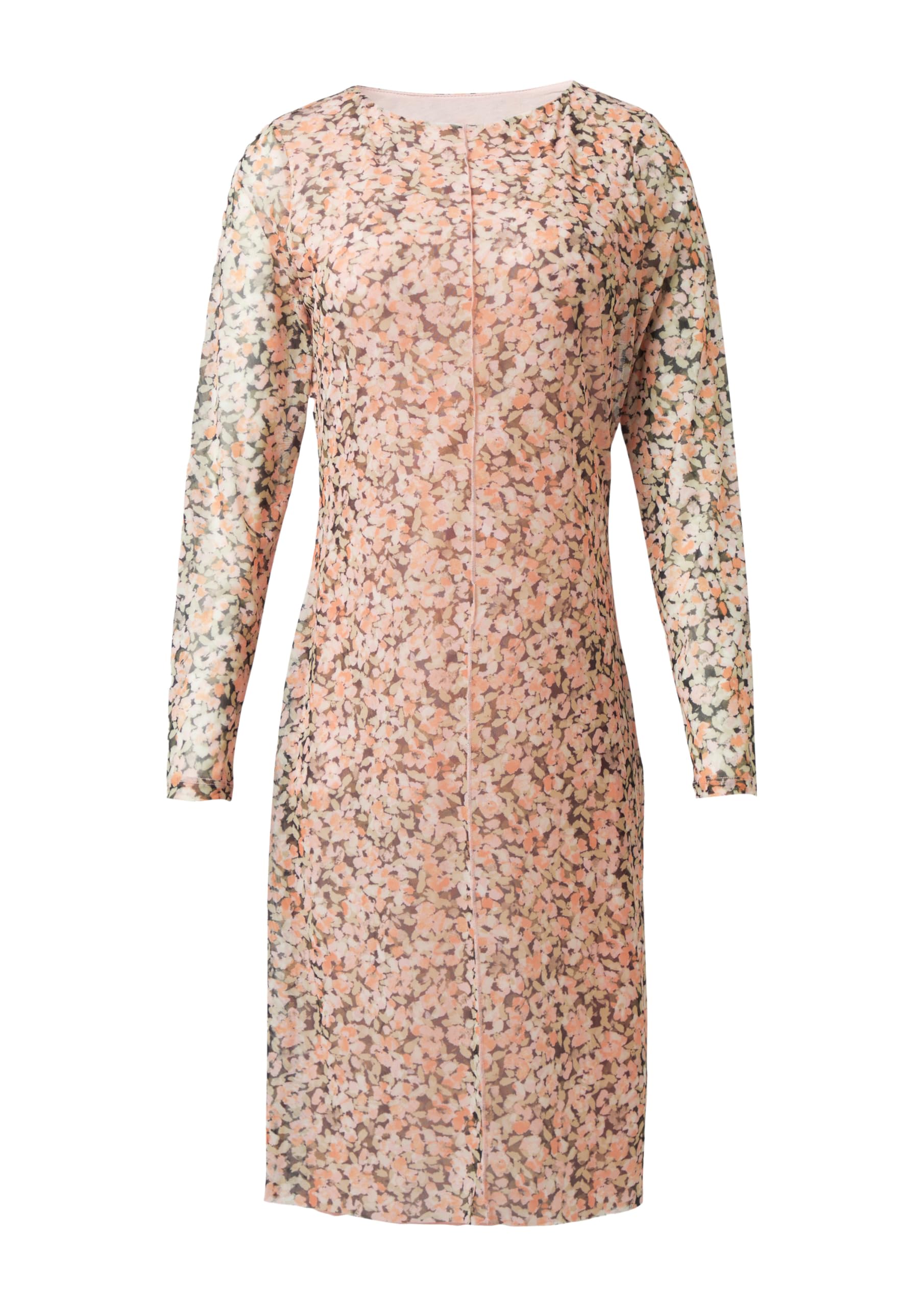 comma-midikleid-mesh-floraler-print-kleid-gr-e-38-rosa image 3