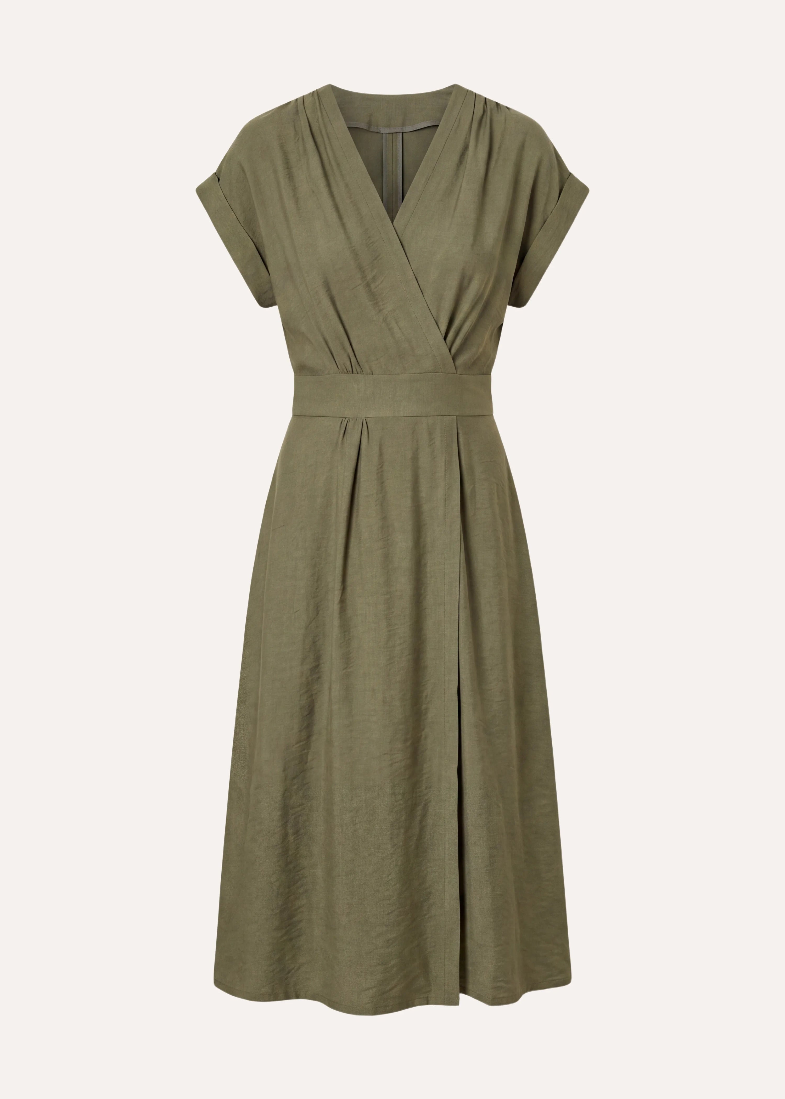 la-f-e-marabout-e-fresa-kleid-khaki-lang-tailliert image 6