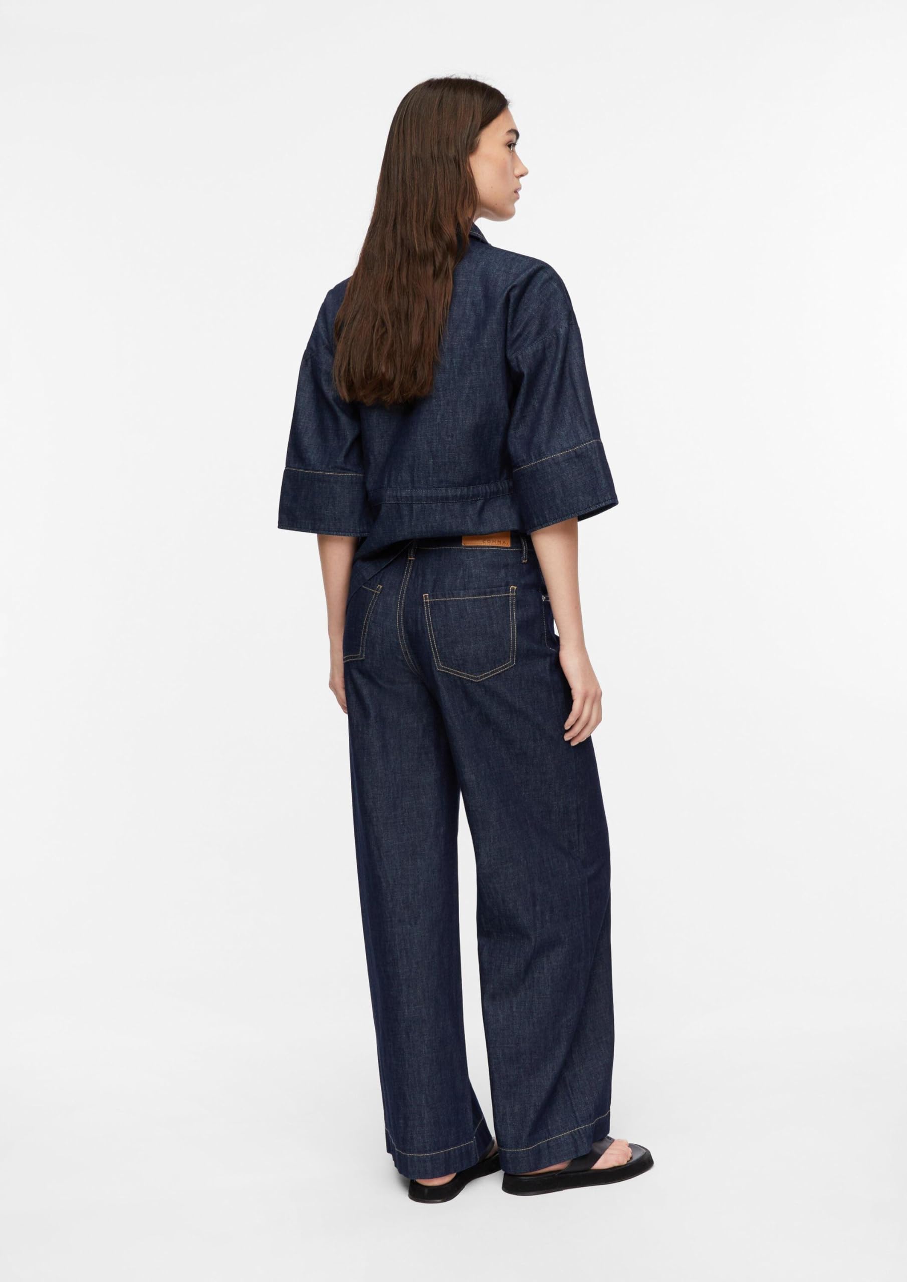 comma-wide-leg-jeans-damen-high-rise-denim image 7