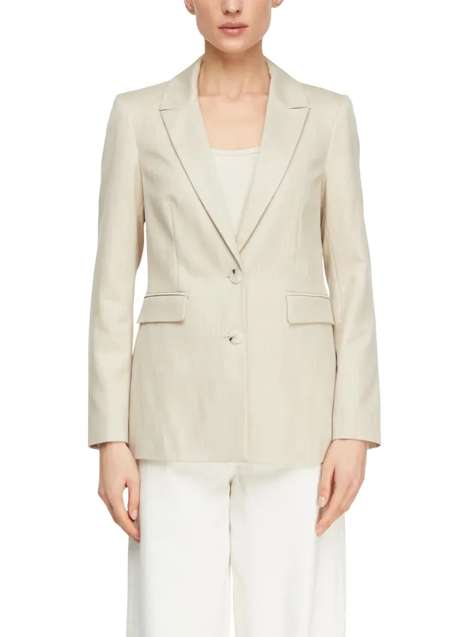 comma-taillierter-blazer-mit-glitzergarn-damen-blazer image 1