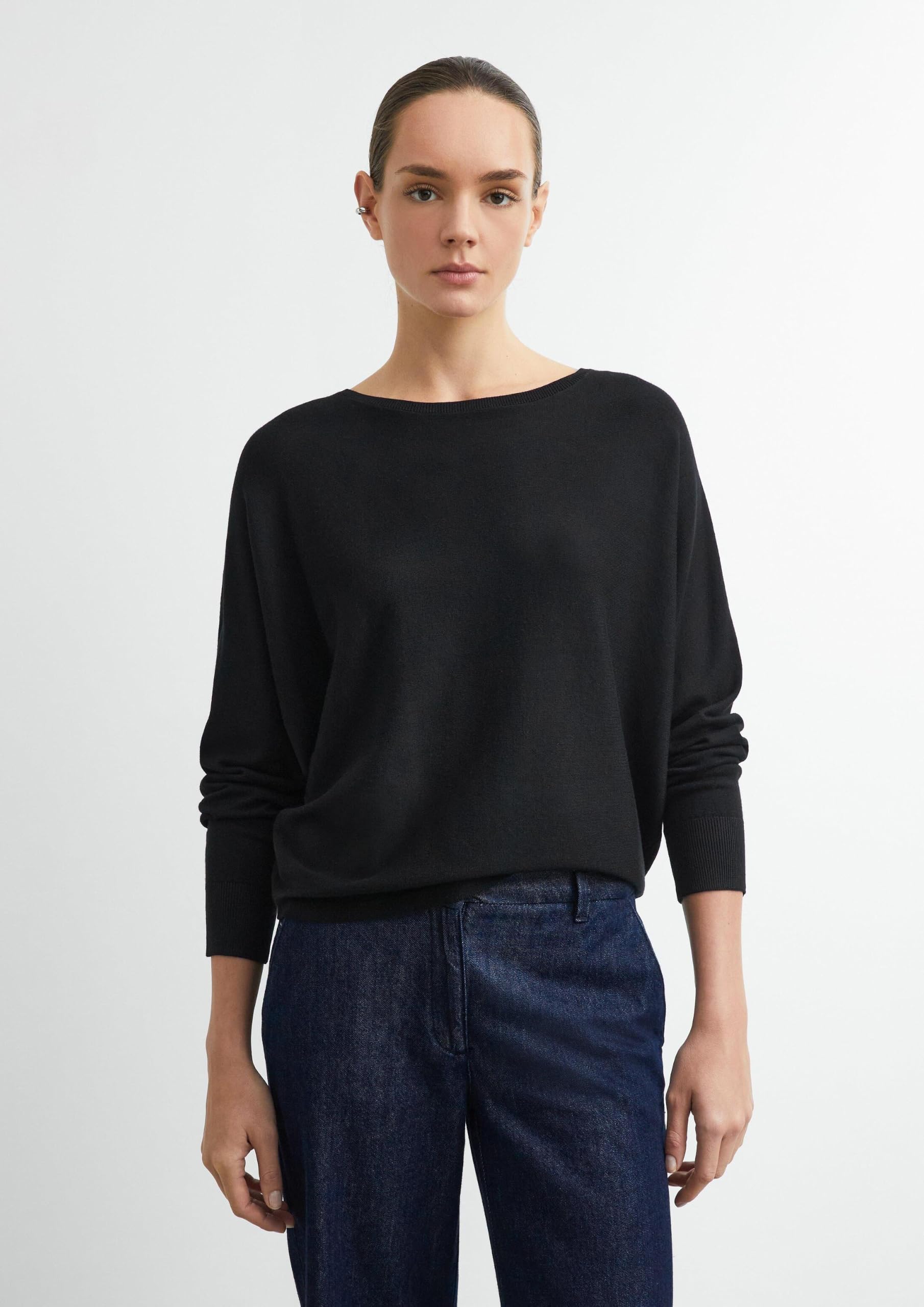 comma-strickpullover-feinstrick-u-boot-beige-relaxed-fit image 7