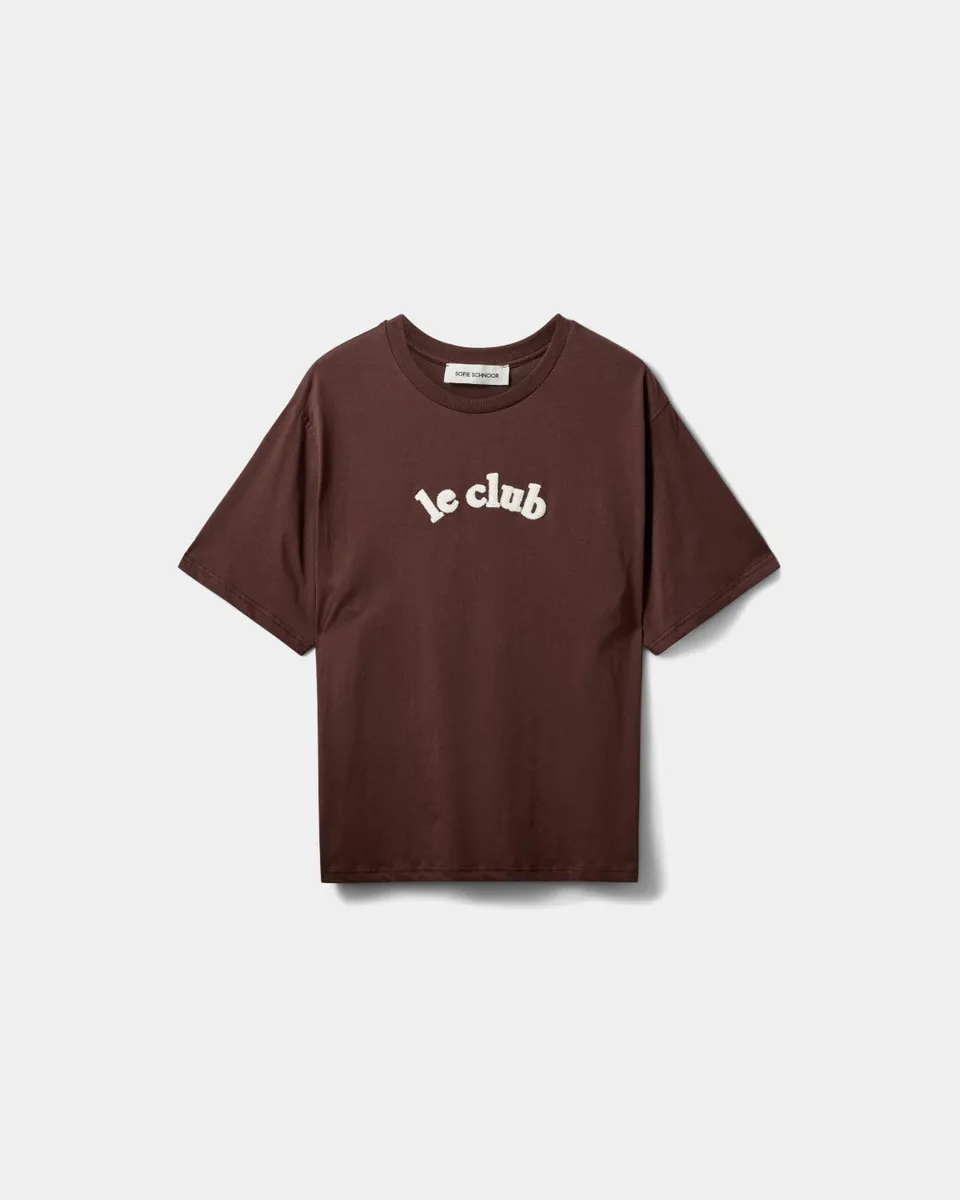 sofie-schnoor-women-maesw-t-shirt-dunkelbraun-oversize image 1