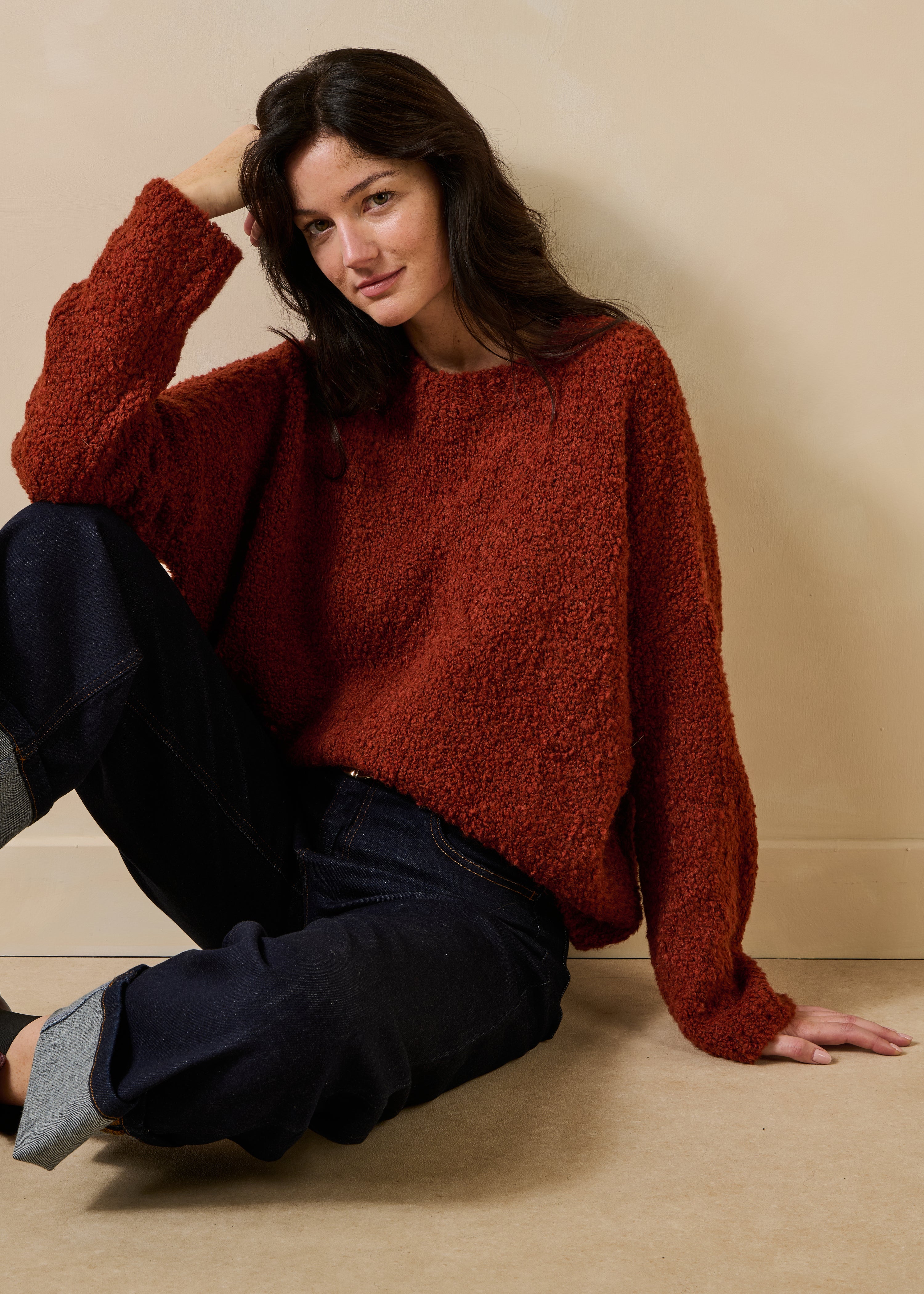 la-f-e-marabout-e-tresia-pullover-terracotta-wolle-alpaka image 1