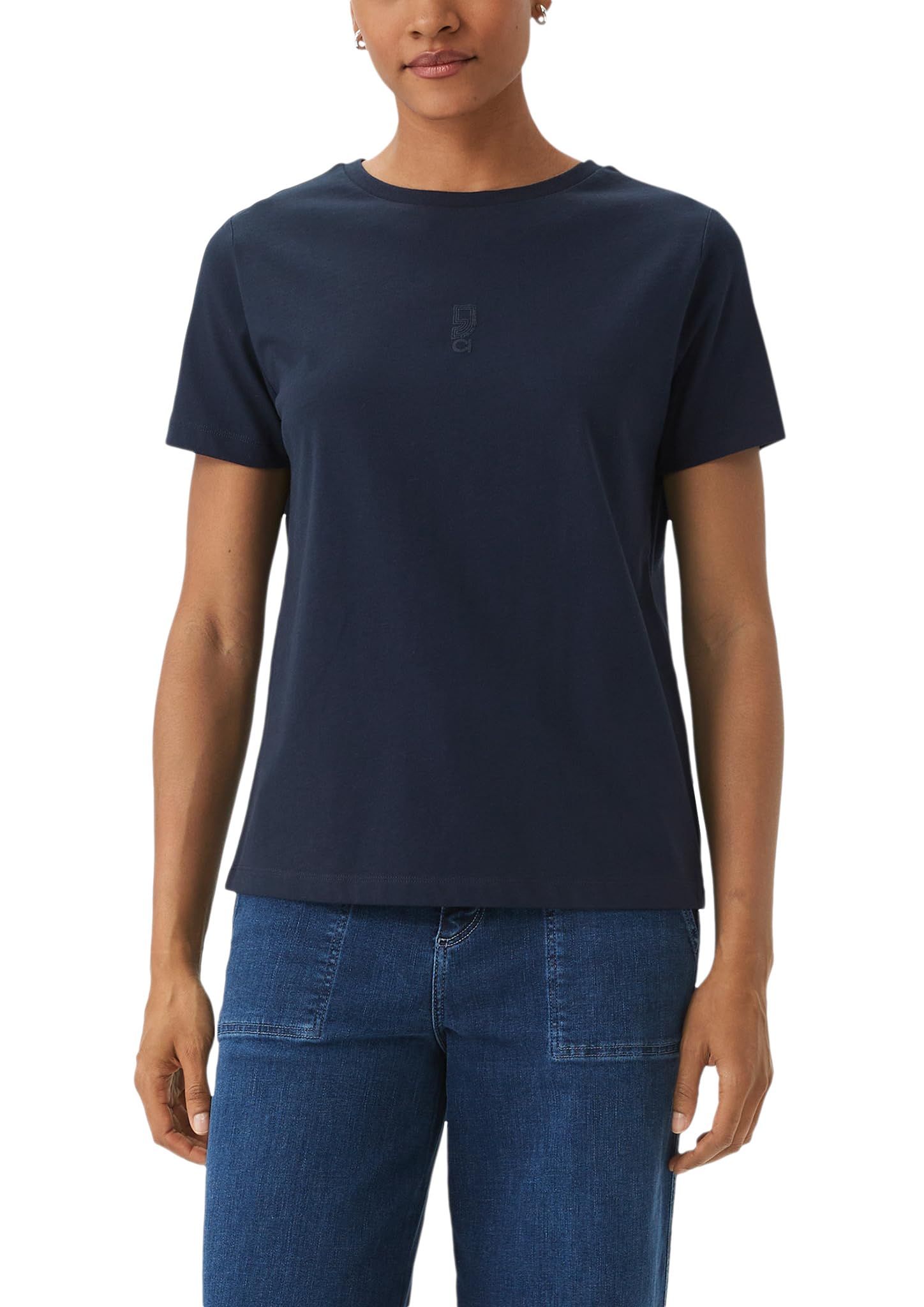 comma-t-shirt-damen-shirt-hellblau-gr-34-mit-frontprint image 7