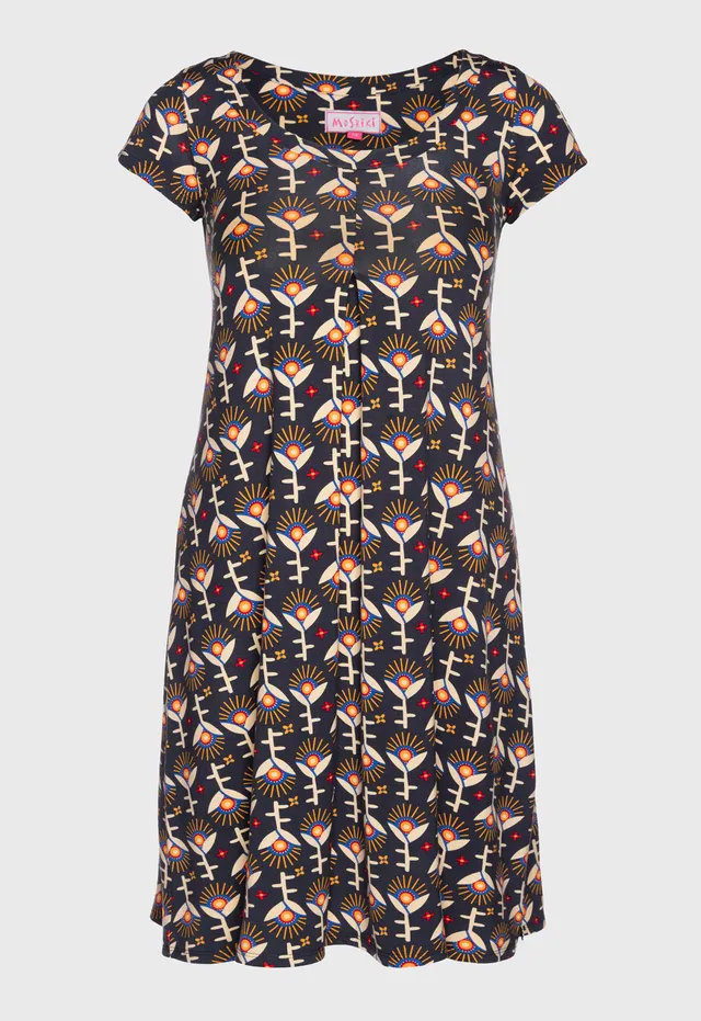 moshiki-dress-i-101-s26dress-v5-kurzarmkleid-viskose-90-cm image 1
