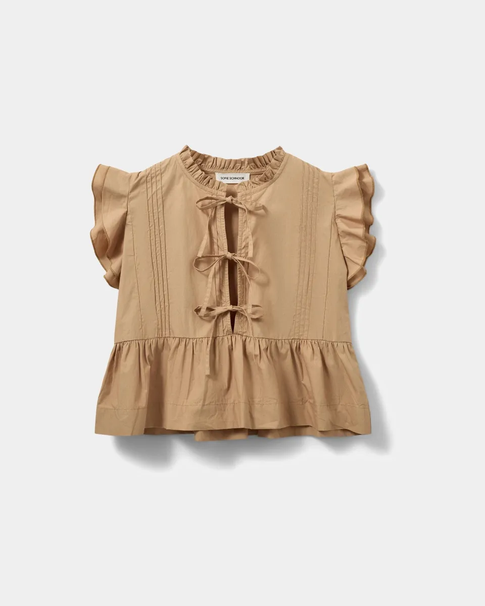 sofie-schnoor-women-juliettesw-top-soft-brown-baumwolle image 1