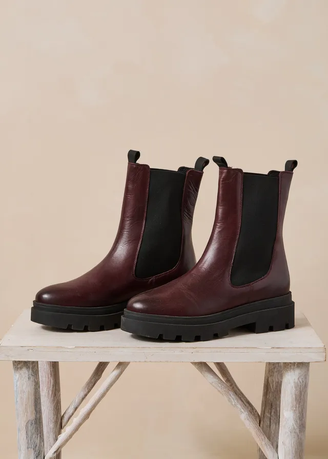 la-f-e-marabout-e-grabel-chelsea-boots-leder-bordeaux image 1