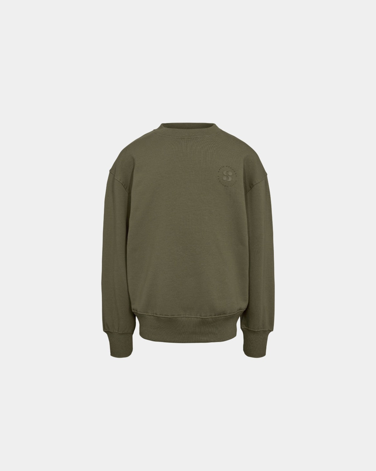 sofie-schnoor-young-parisy-sweatshirt-army-baumwolle image 1