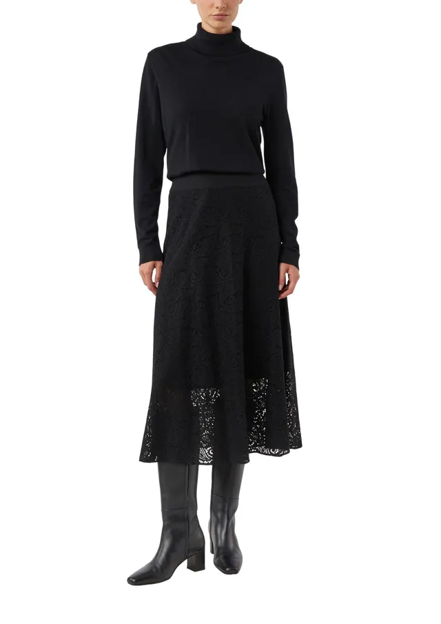 comma-spitzenrock-lang-gr-32-midirock-f-r-damen image 1