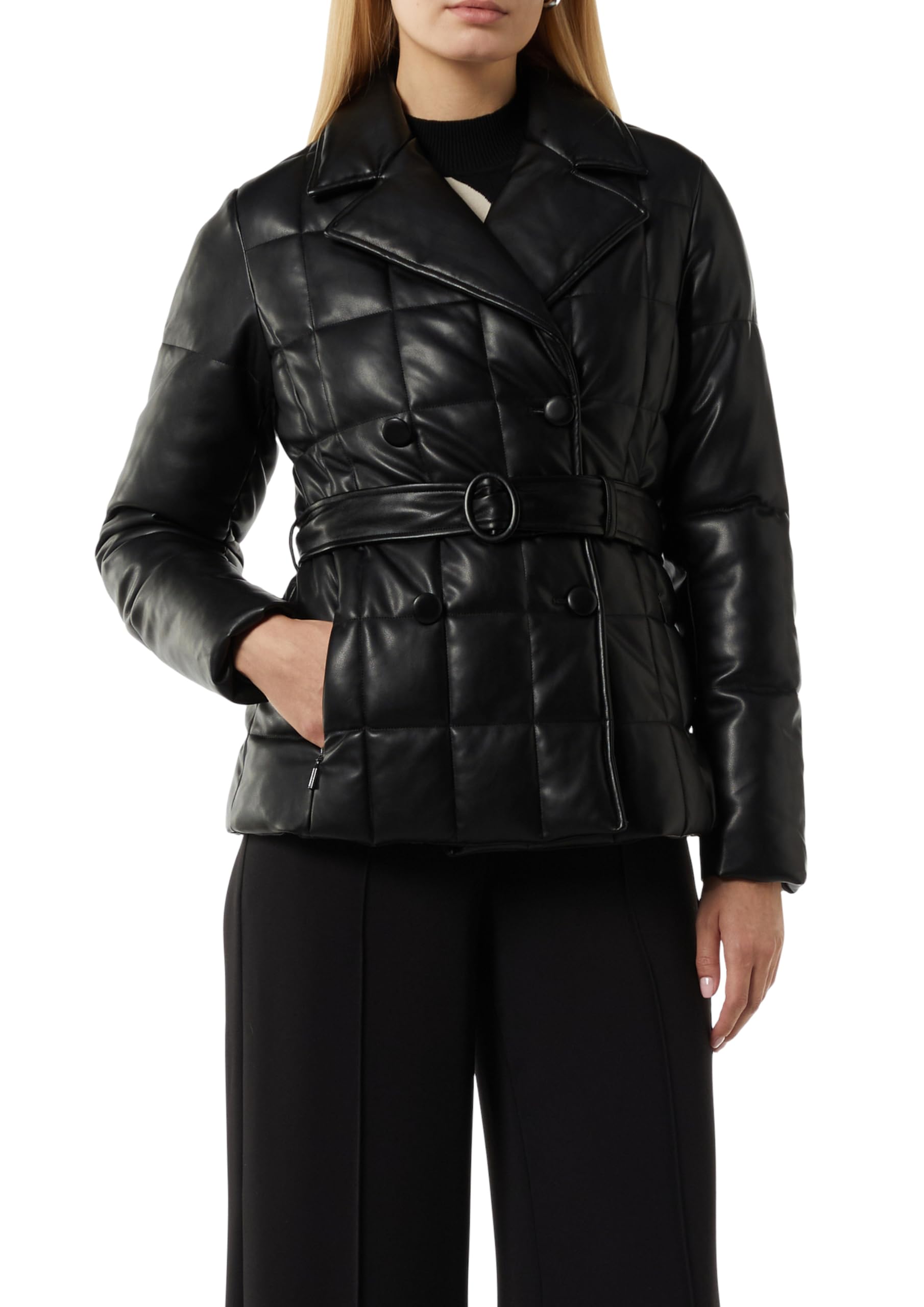 comma-steppjacke-damen-gr-38-schwarz-lederimitat image 7