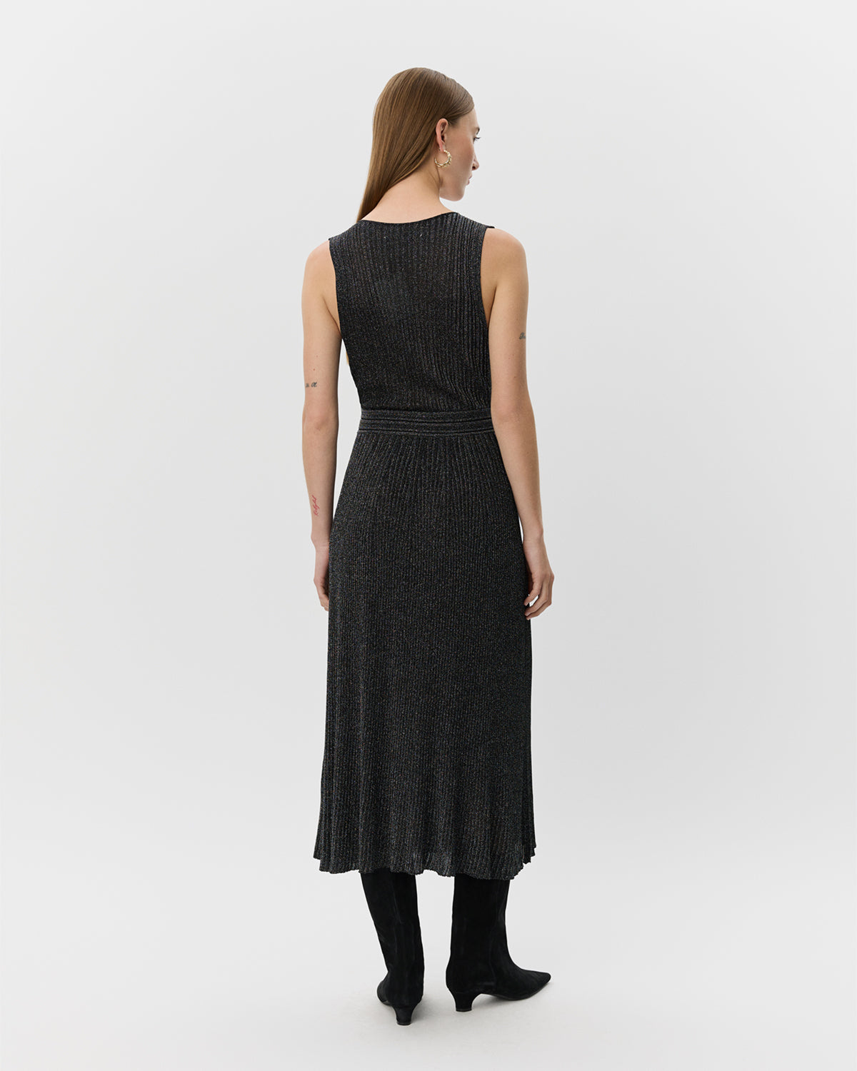 sofie-schnoor-women-celestinesw-dress-maxi-kleid-schwarz-glitzer image 4