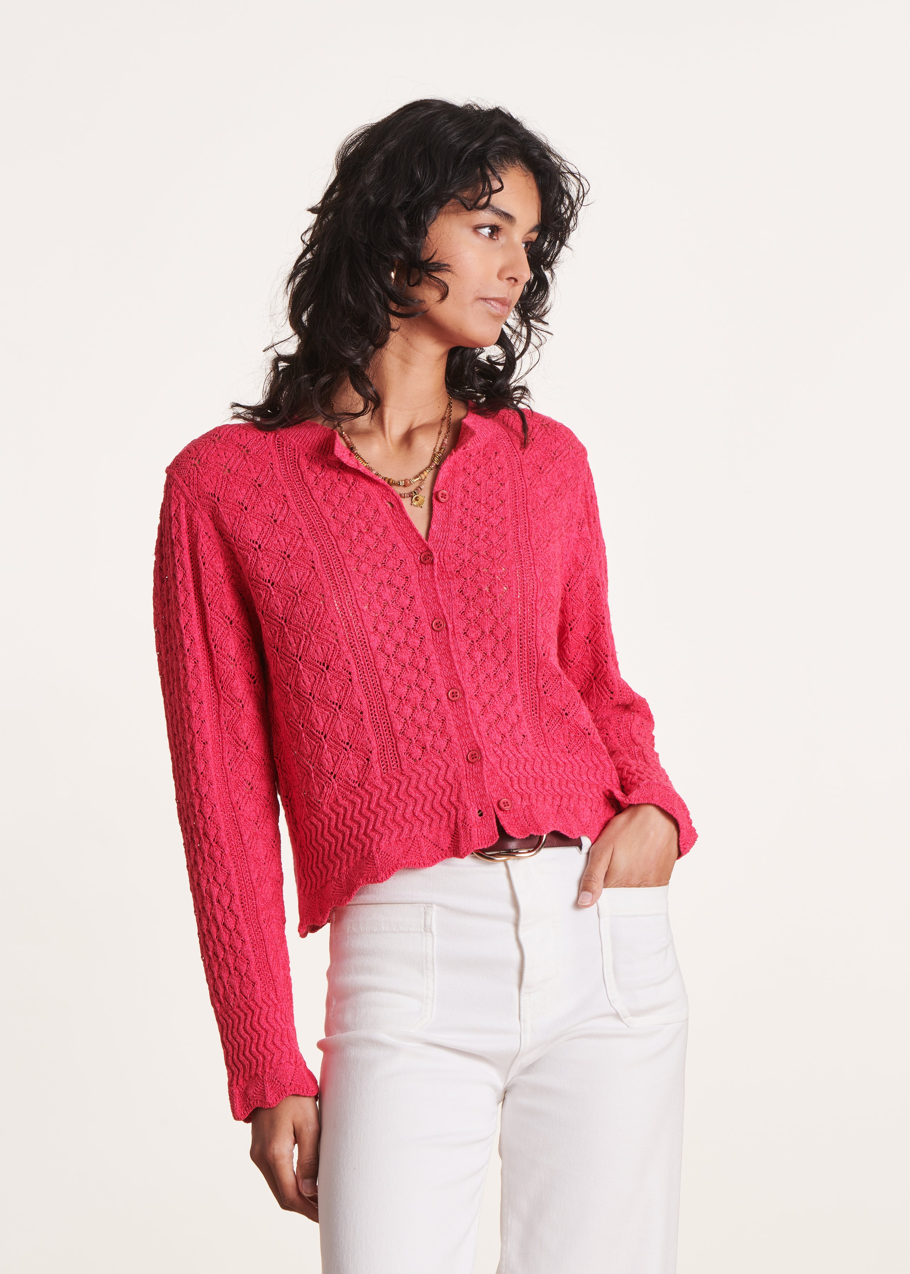 la-f-e-marabout-e-pulls-gilets-dinan-strickjacke-azalee-lochstrick image 2