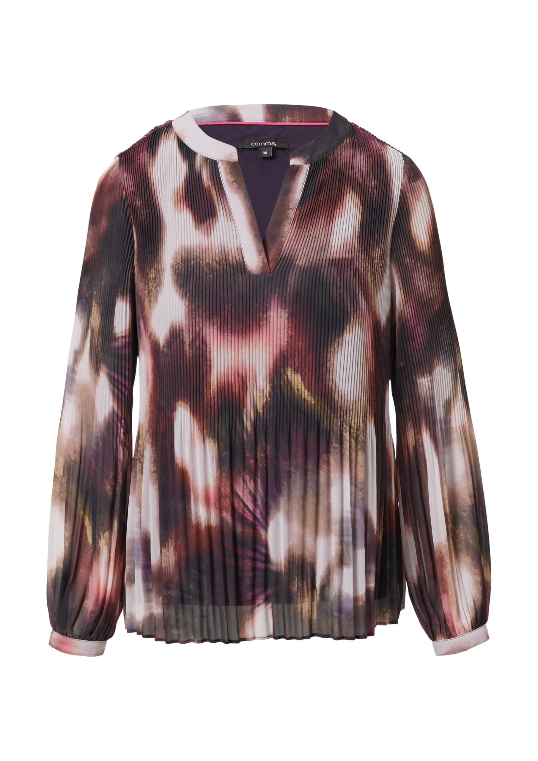 comma-tunika-bluse-plissierter-chiffon-gr-36 image 3