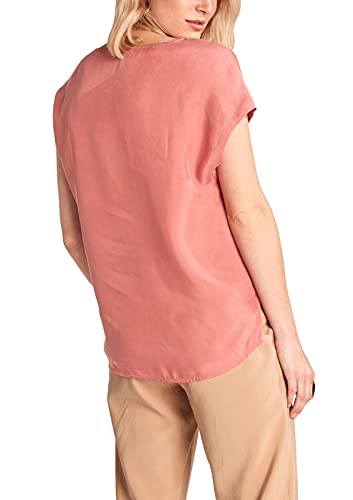 comma-kurzarm-bluse-damen-basic-mit-ausschnitt image 7