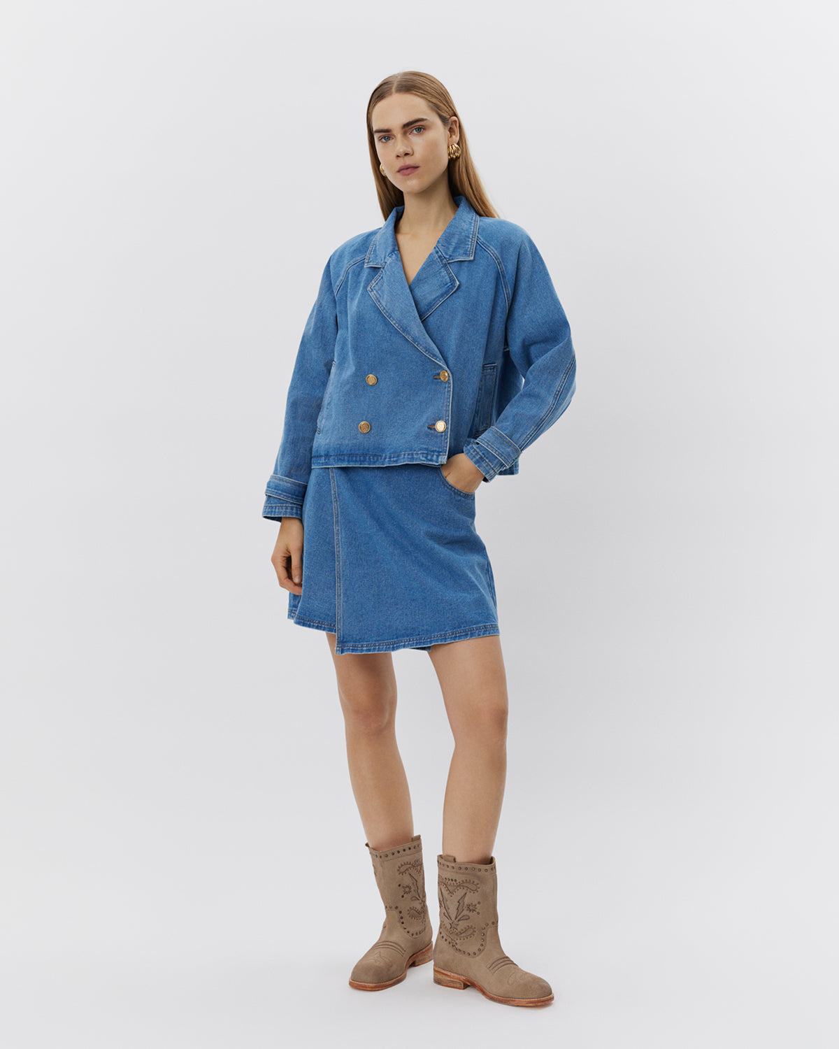 sofie-schnoor-women-thinasw-mini-jeansrock-denimblau-baumwolle image 2