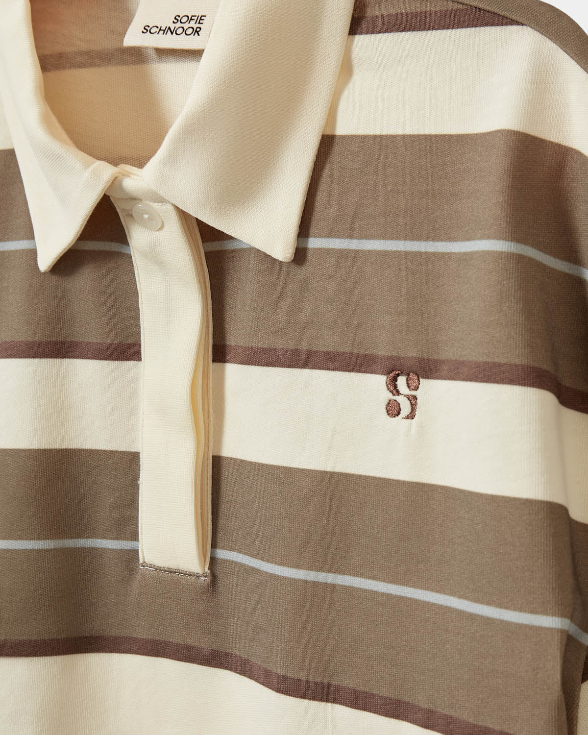 sofie-schnoor-young-pilsy-polo-off-white-gestreift-baumwolle image 3