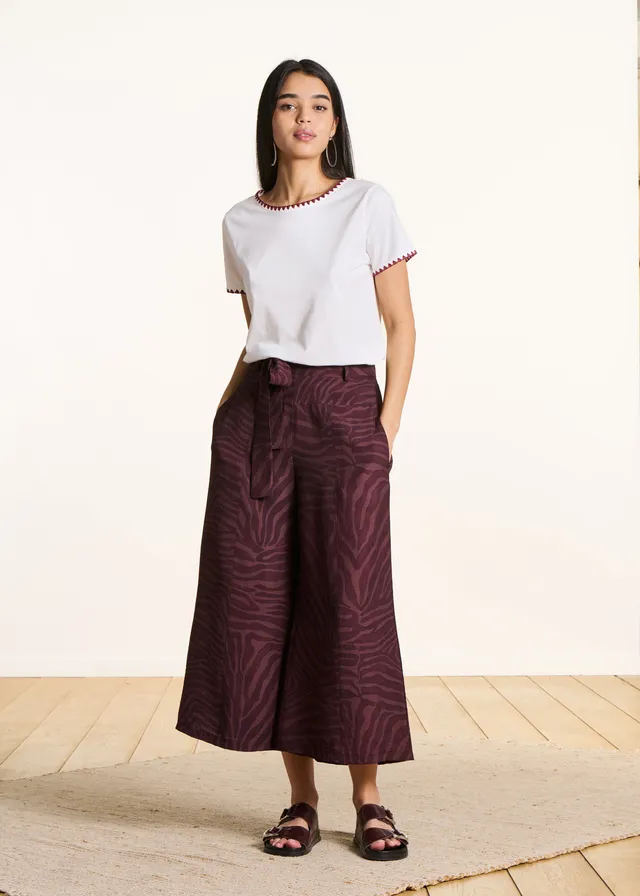 la-f-e-marabout-e-fari-7-8-hose-braun-animalprint-weit image 1