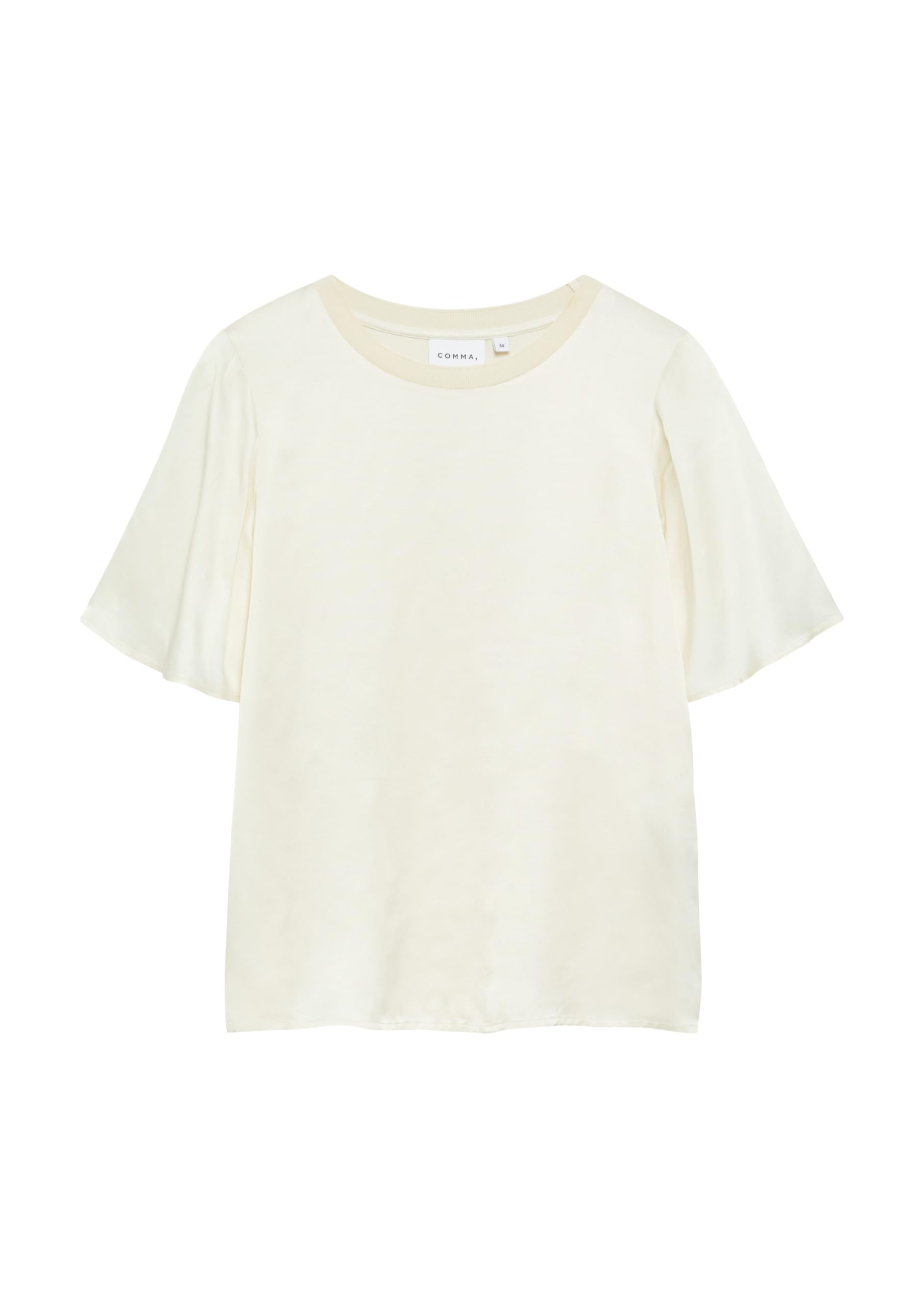 comma-blusenshirt-fabricmix-volant-gr-38-shirt image 4