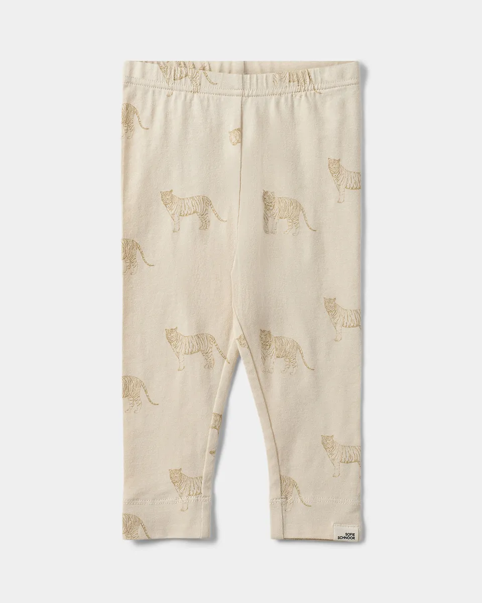 sofie-schnoor-baby-samsb-leggings-warm-sand-tiger-bio image 1