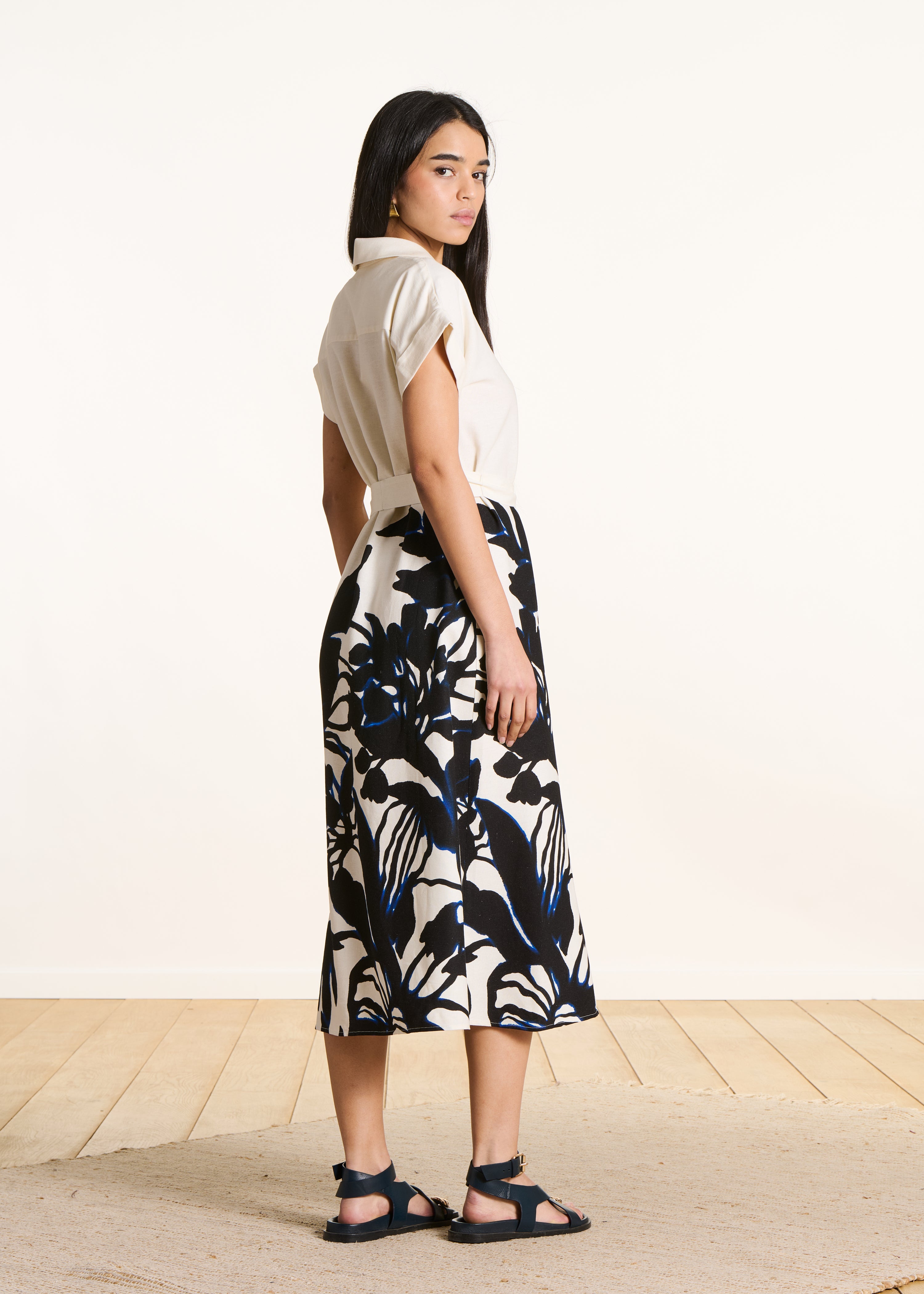la-f-e-marabout-e-hemdkleid-fatou-ecru-lang-viskose image 2