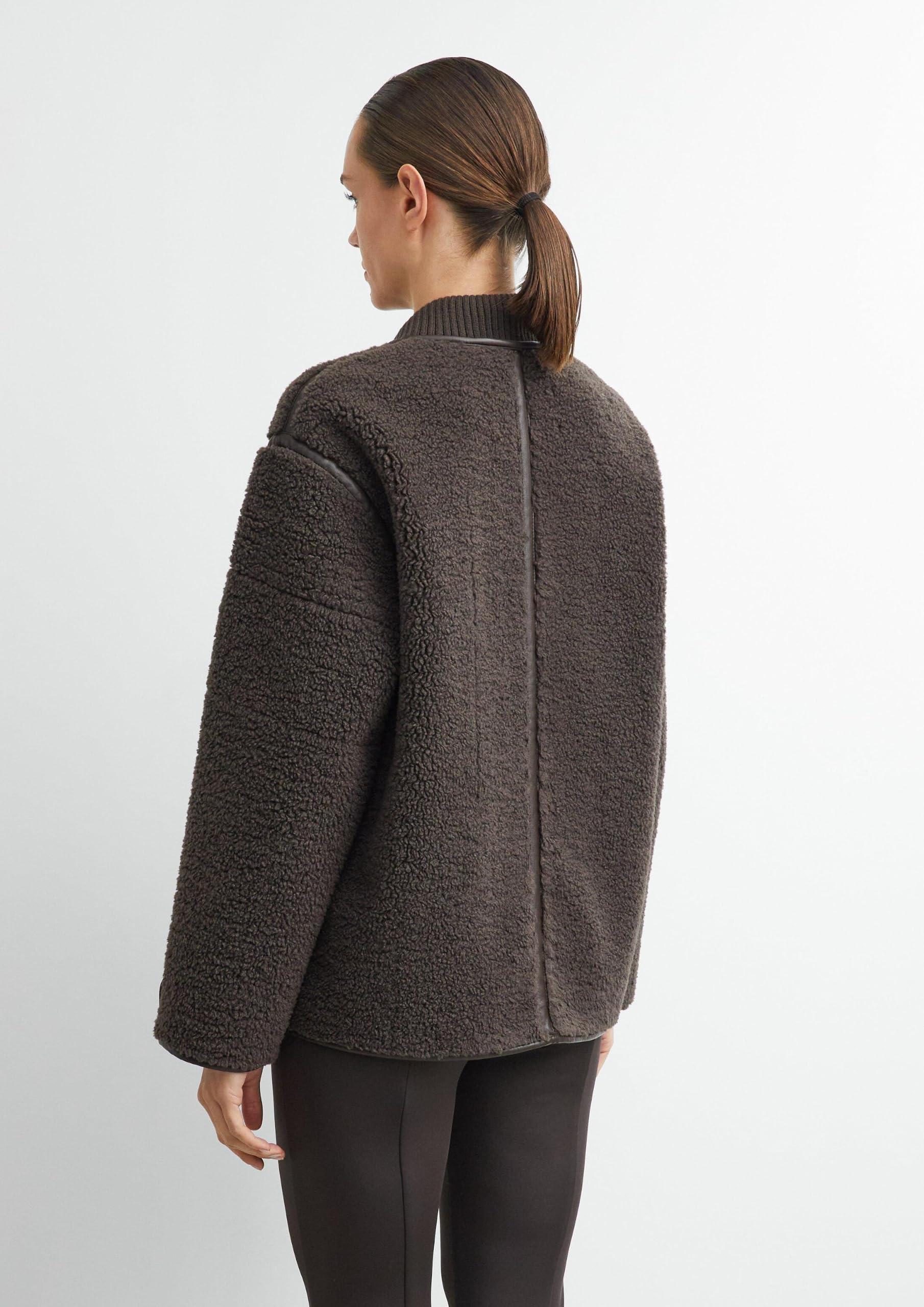 comma-outdoor-jacke-teddy-pl-sch-boyfriend-xs-kurz image 7