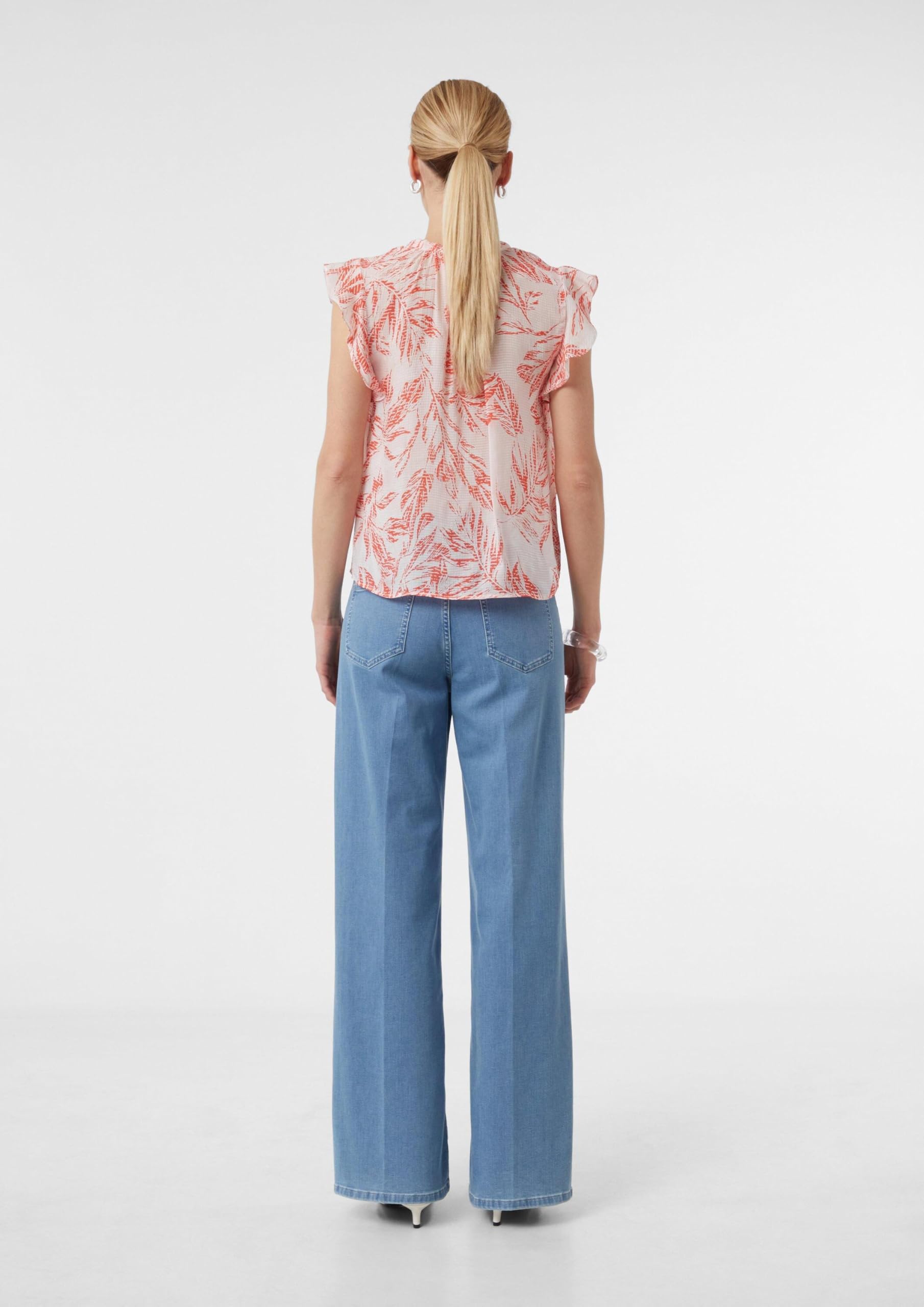 comma-blouses-strukturierte-bluse-volant-gr-e-36 image 3