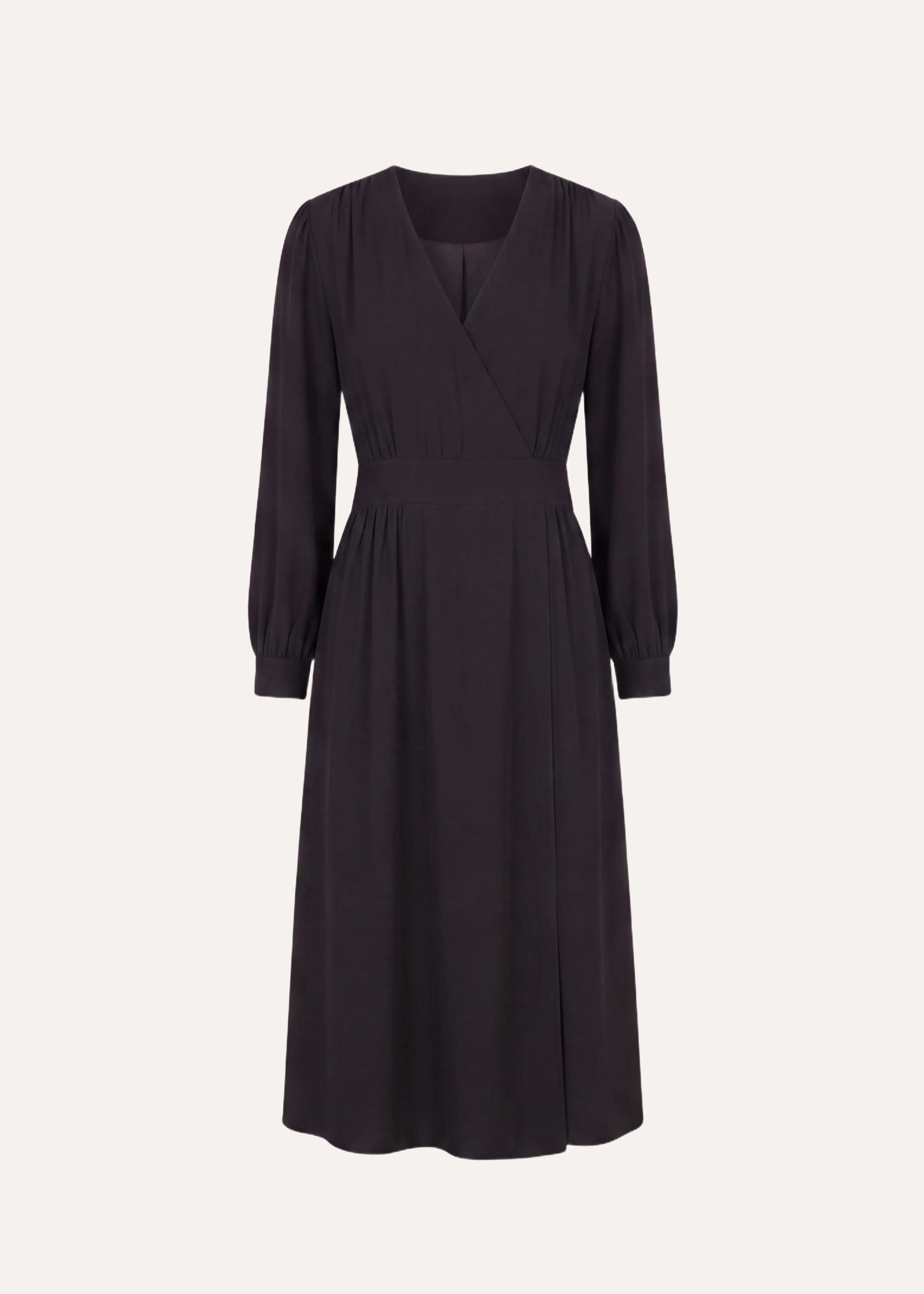 la-f-e-marabout-e-gulmar-kleid-schwarz-lang-viskose image 6