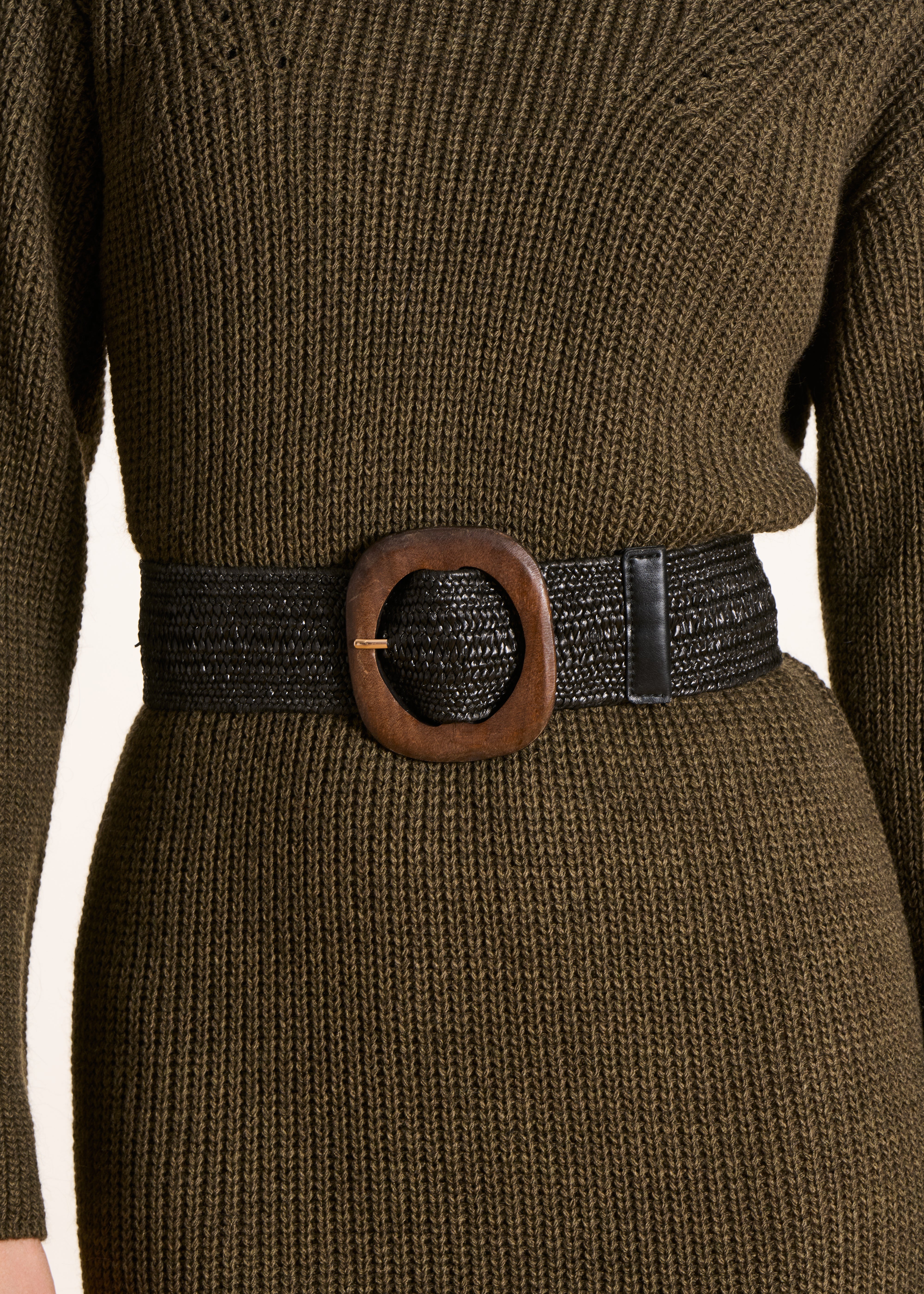la-f-e-marabout-e-dorian-breiter-g-rtel-schwarz-elastisch image 1