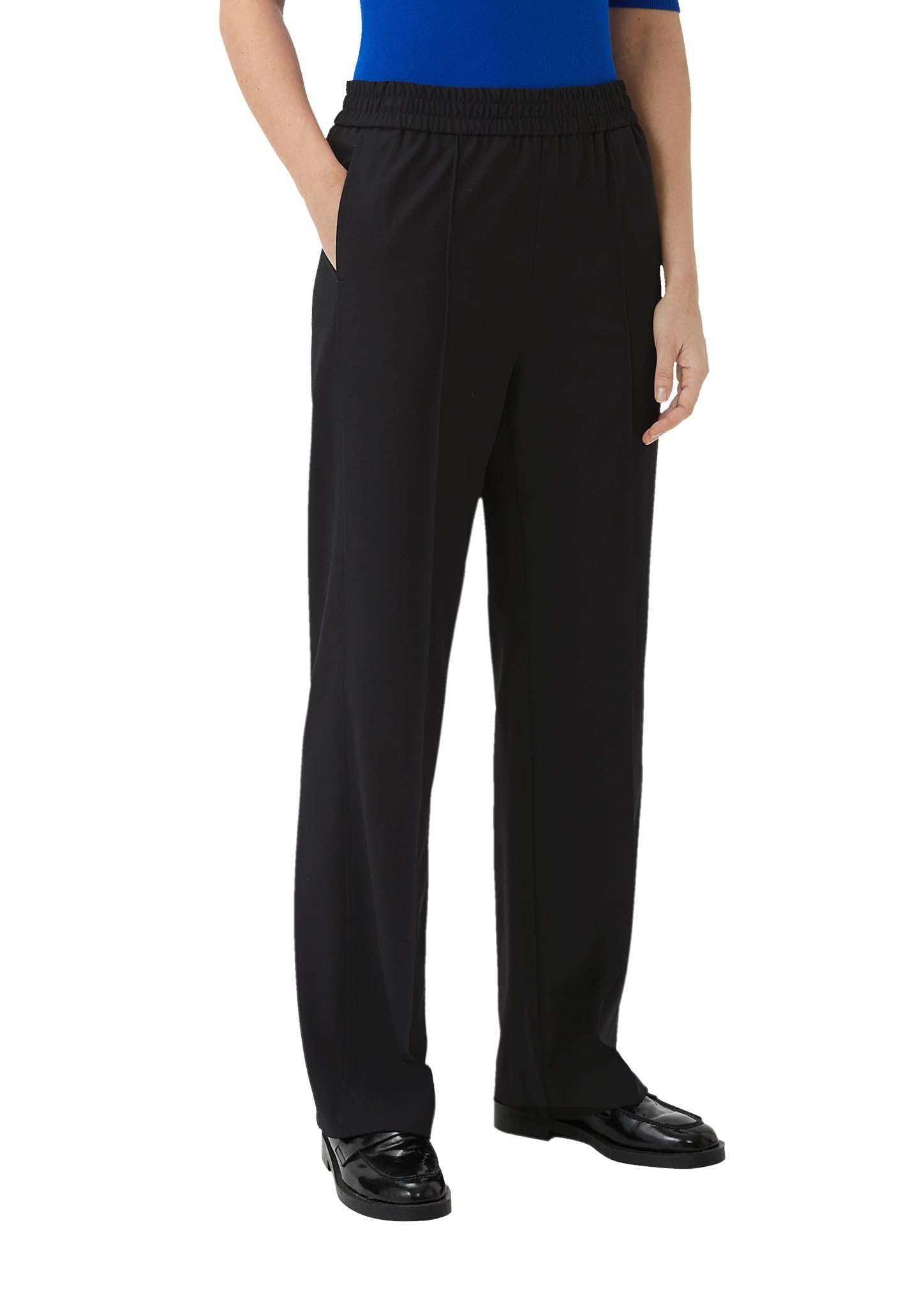 comma-loose-hose-semi-wide-leg-gr-36-weit image 1
