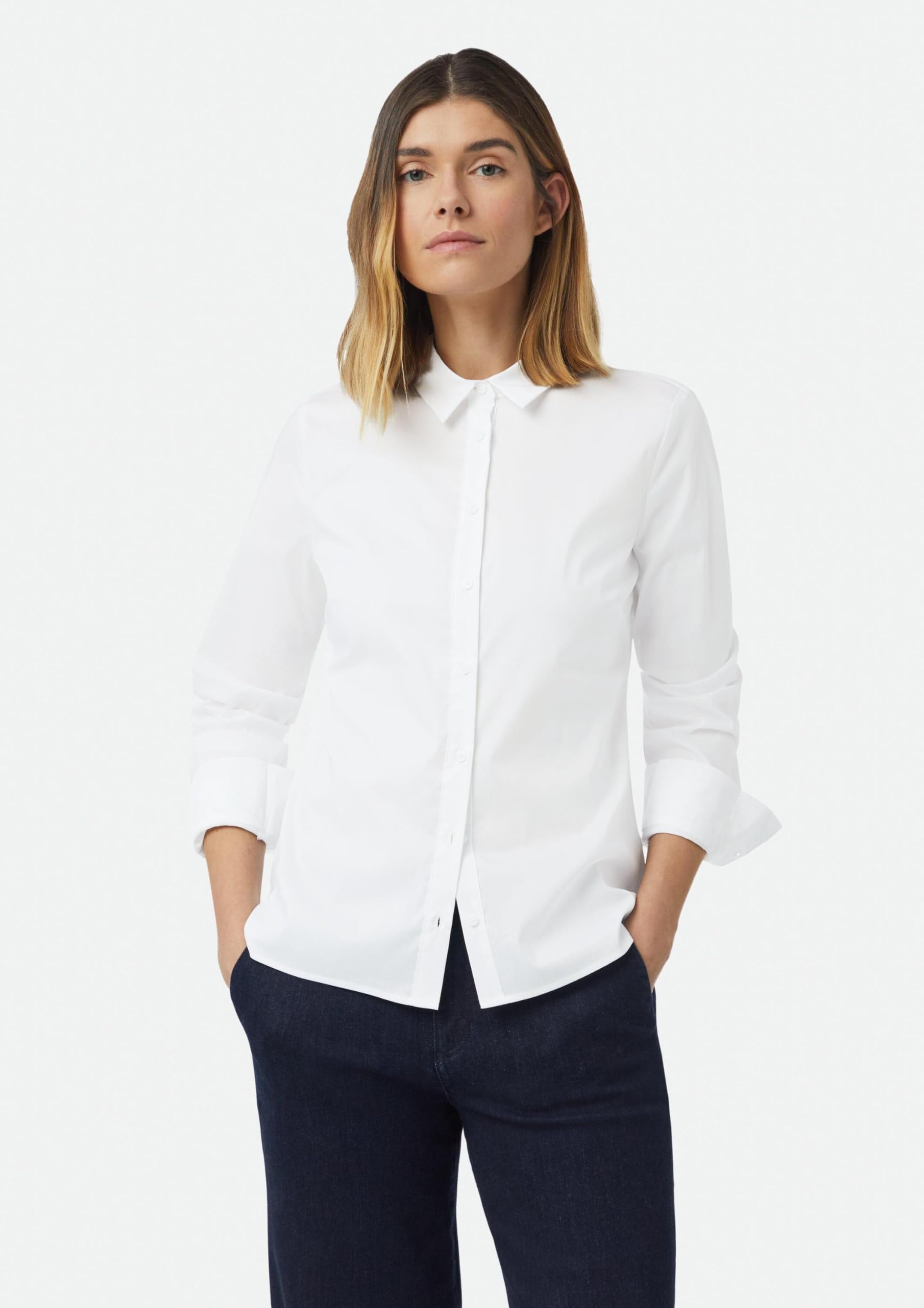 comma-bluse-baumwollstretch-hemdkragen-gr-e-38-damen image 7